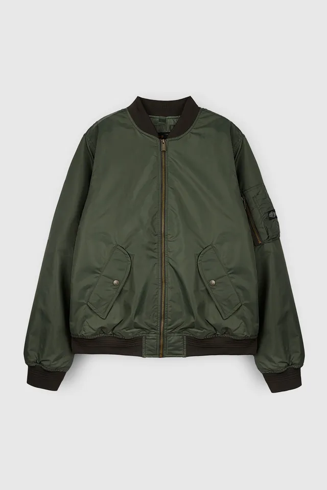 Teddy Smith B-MA1 Military blouson homme kaki aviateur