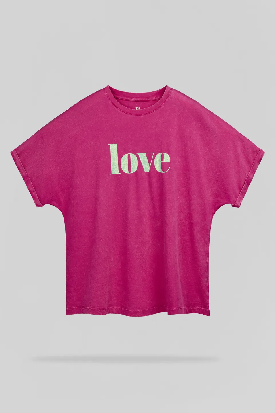 Teddy Smith T-Gli t-shirt oversize Fushia taille XXS