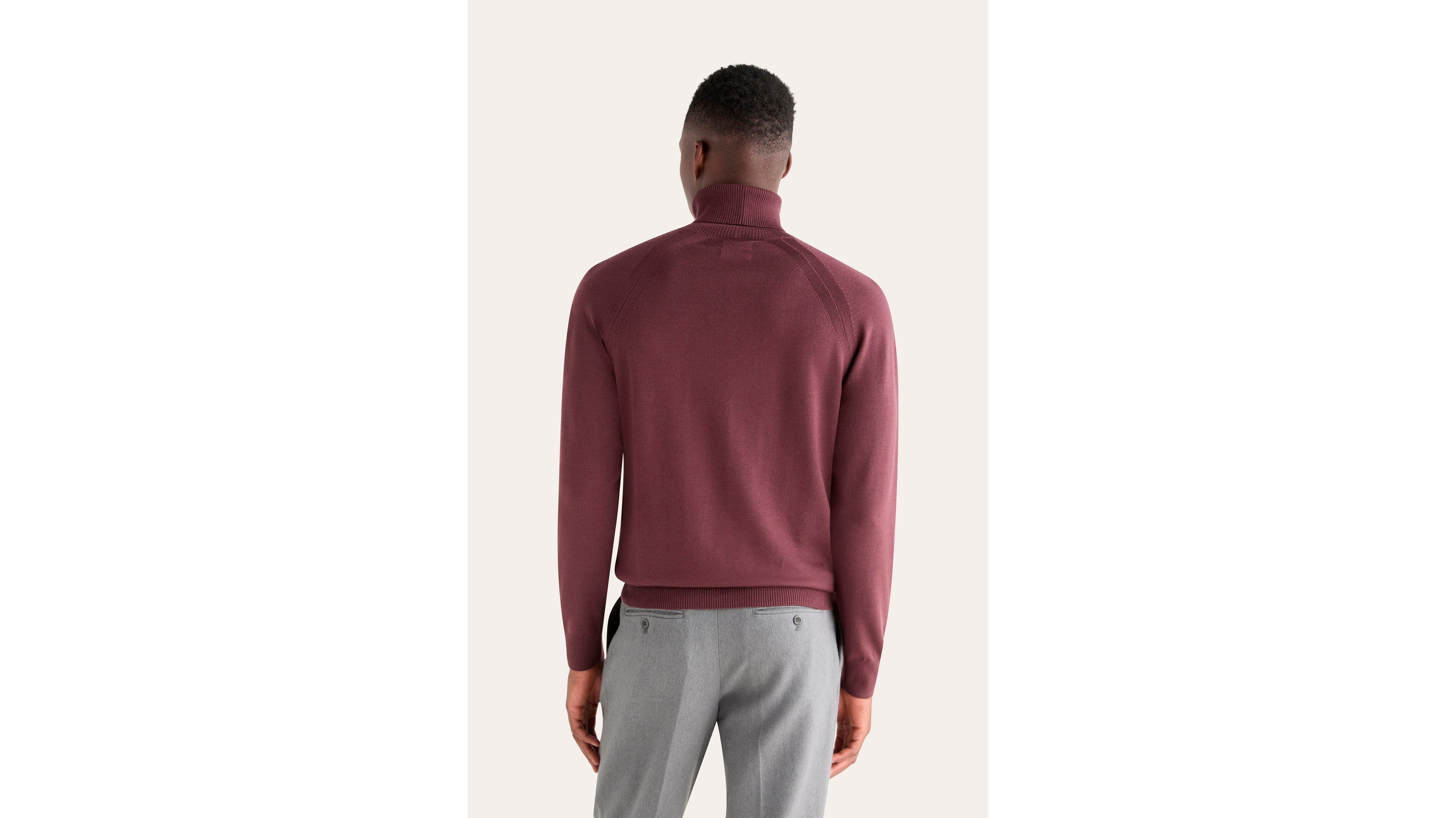 Dockers pull col roulé regular rouge sassafras M