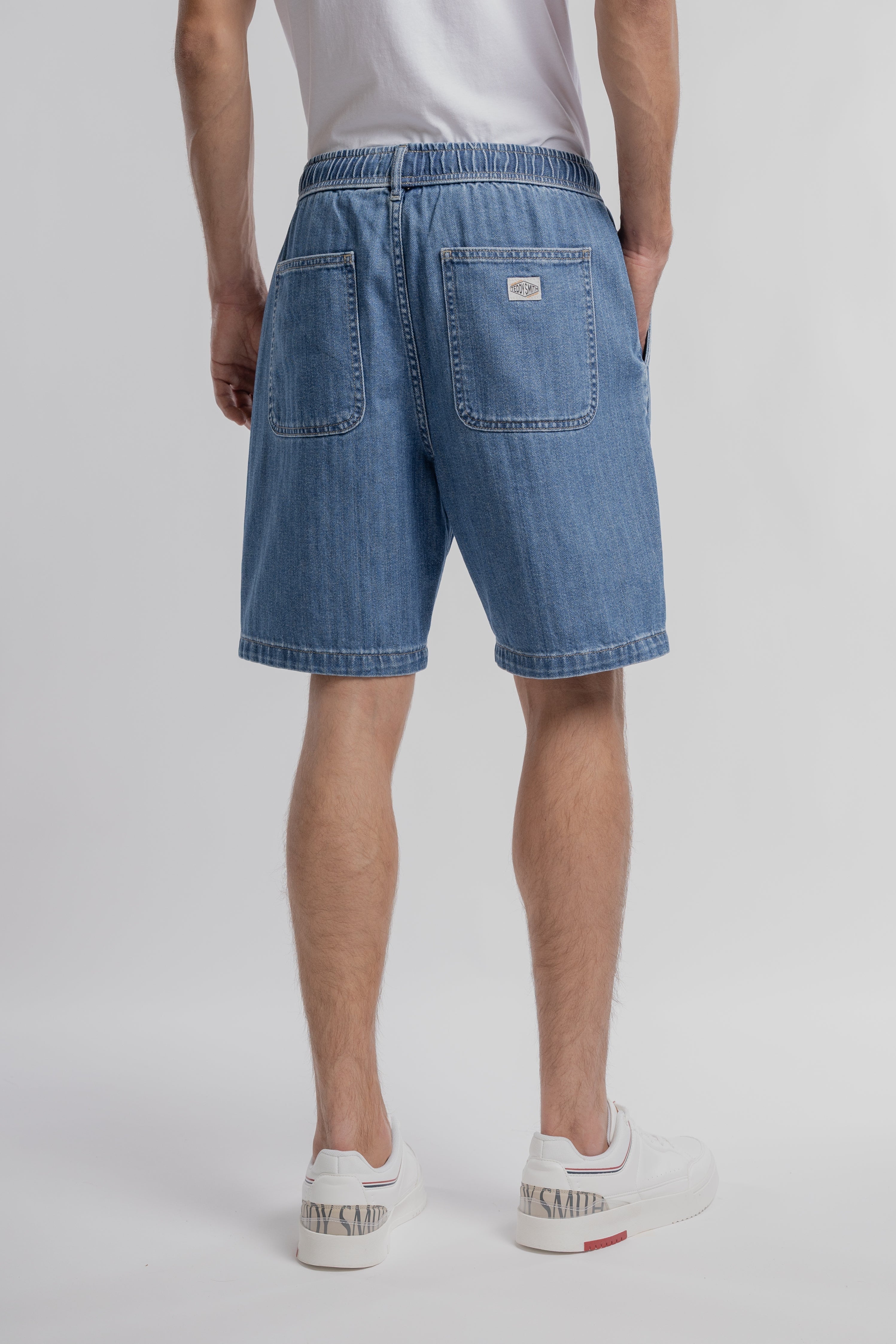 Teddy Smith S-Anton SH Vintage Indigo short denim homme