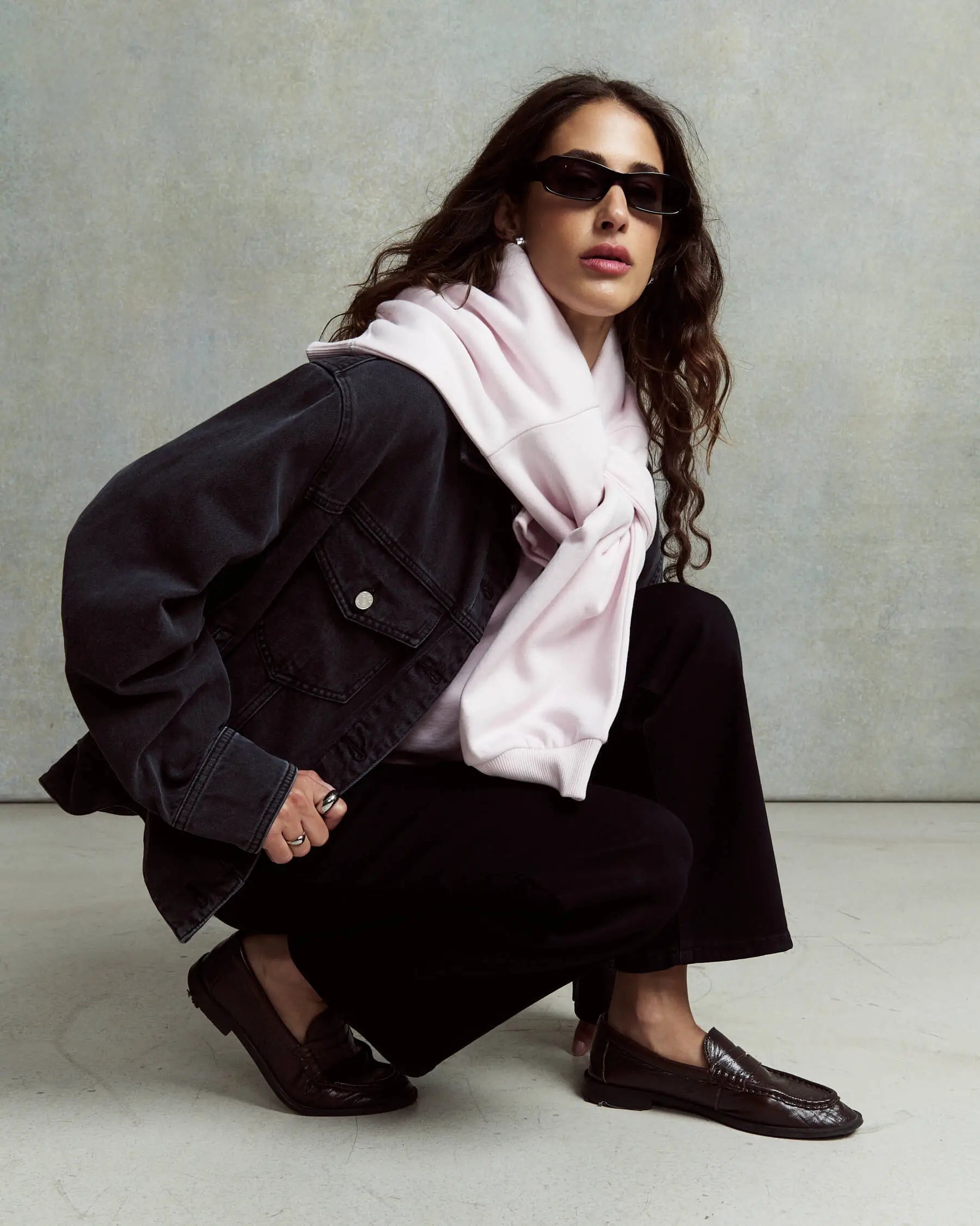Labdip Baya BL 50 Black Washed veste oversize noire