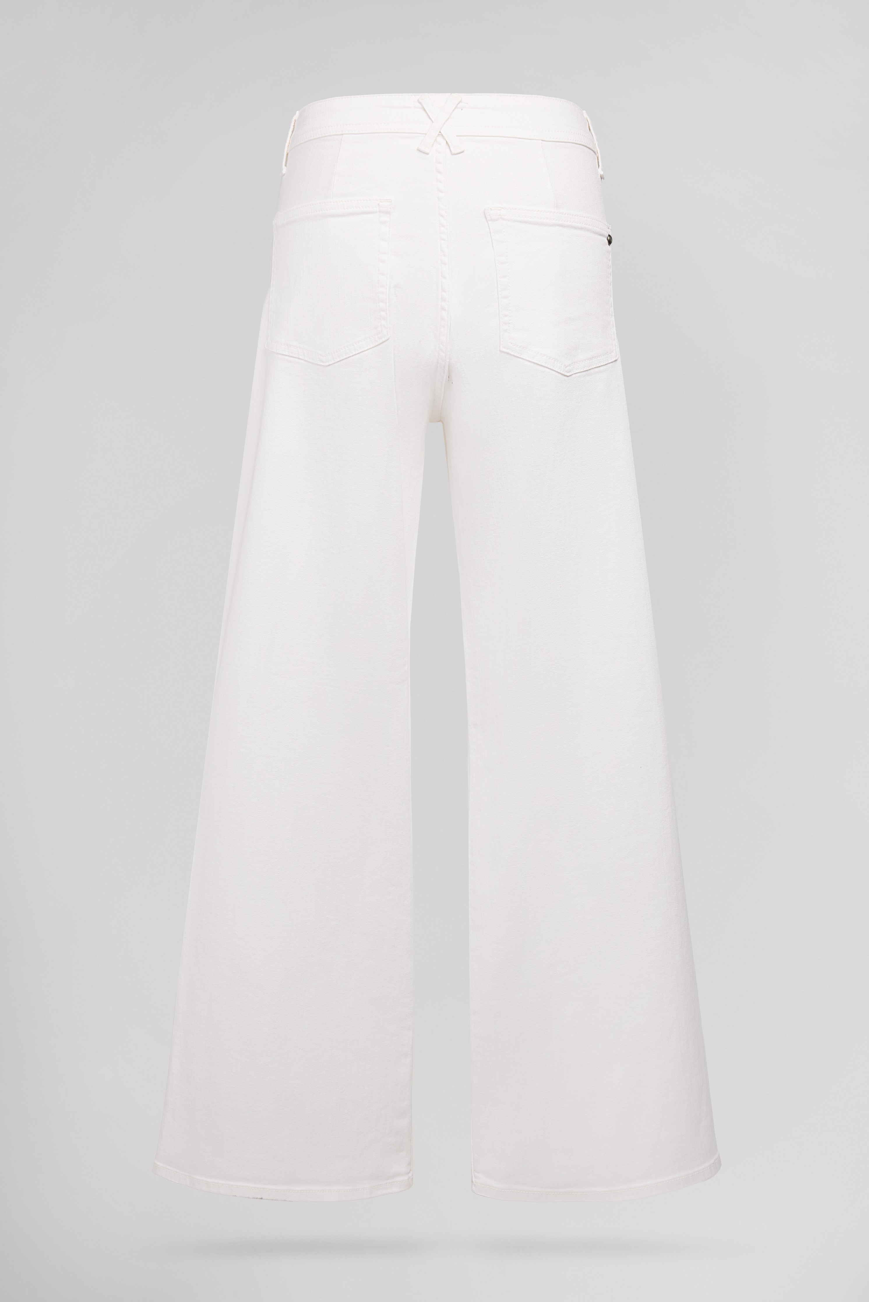 Teddy Smith P-Josefa 4PP jean flare blanc taille haute