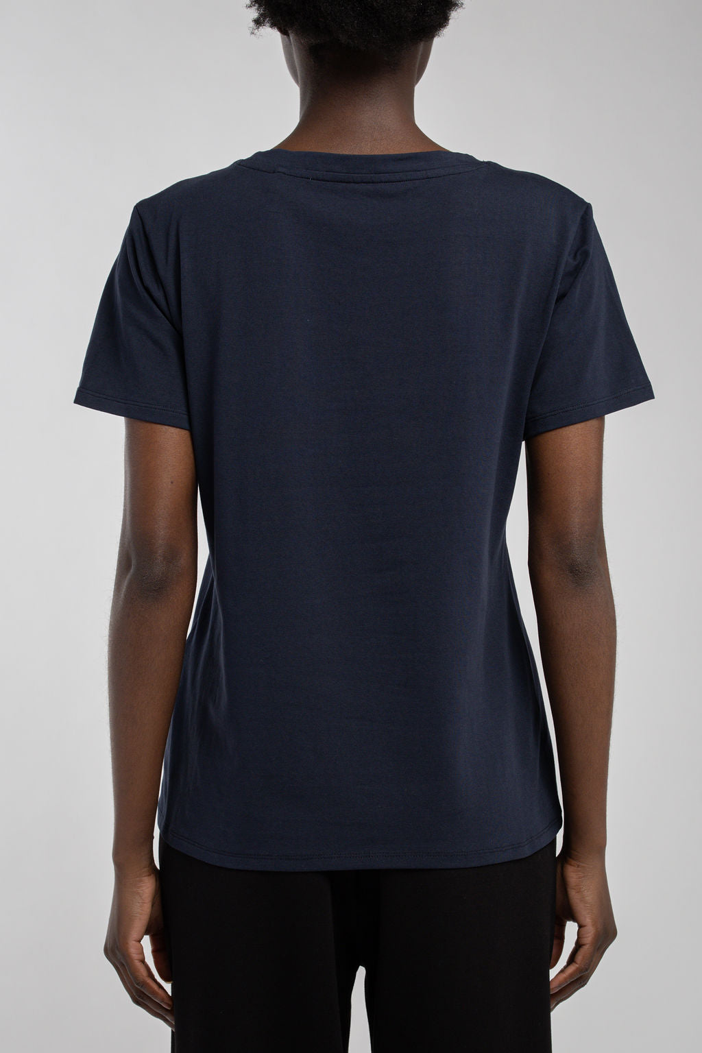 Teddy Smith T-Ribelle MC t-shirt col rond femme Total Navy