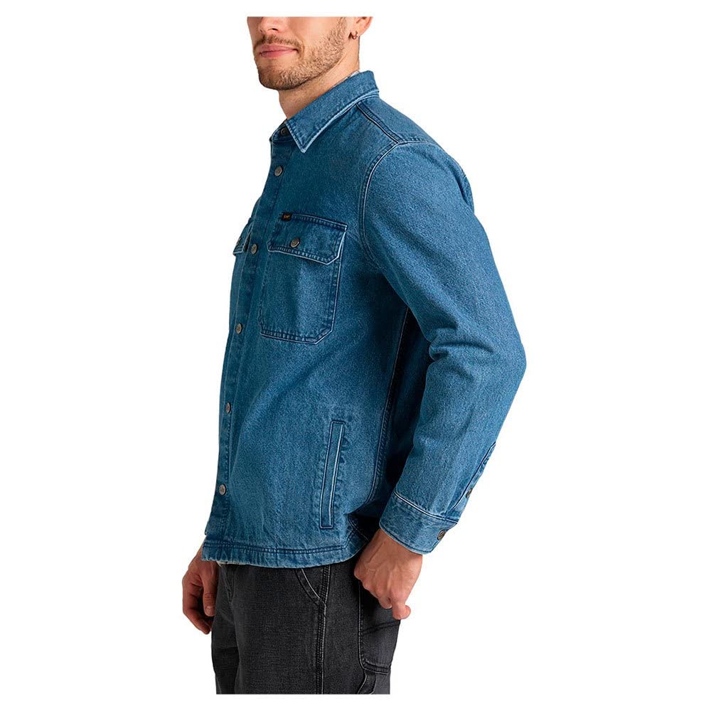 Lee Workwear t-shirt homme marine manches longues
