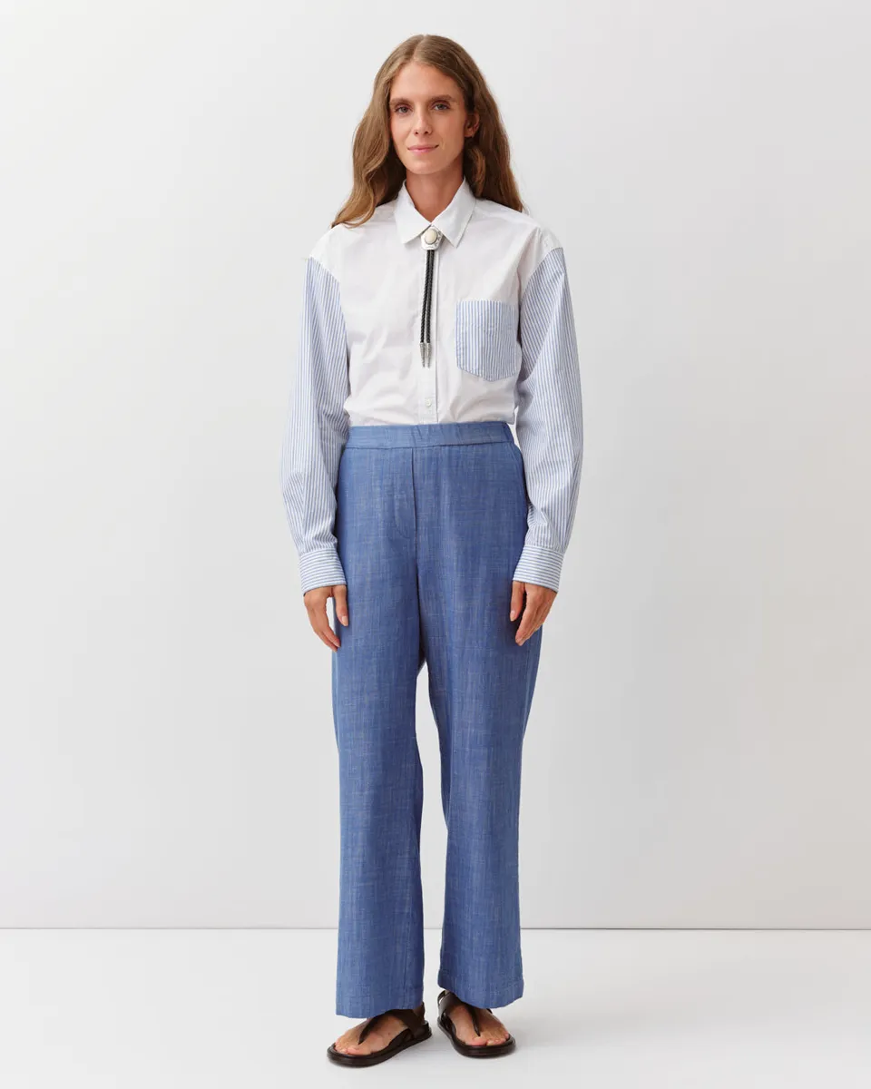 DIEGA Pantero pantalon bleu coupe droite
