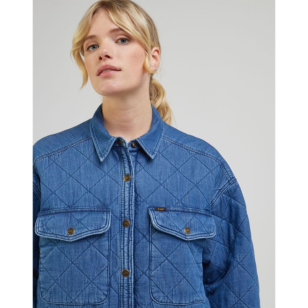 Lee Haut Matelassé t-shirt femme coton matelassé
