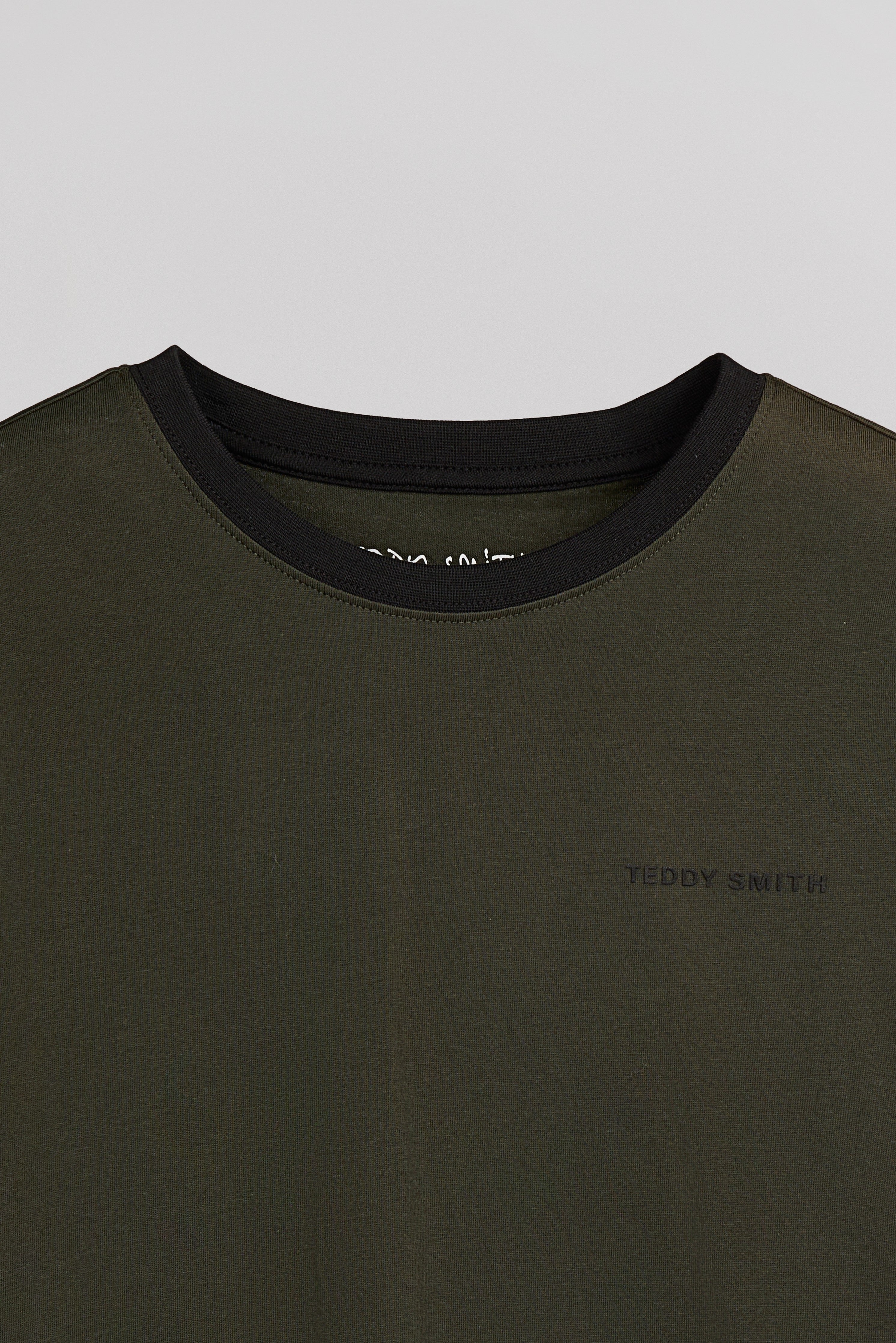 Teddy Smith The Tee 2 t-shirt deep kaki garçon coton