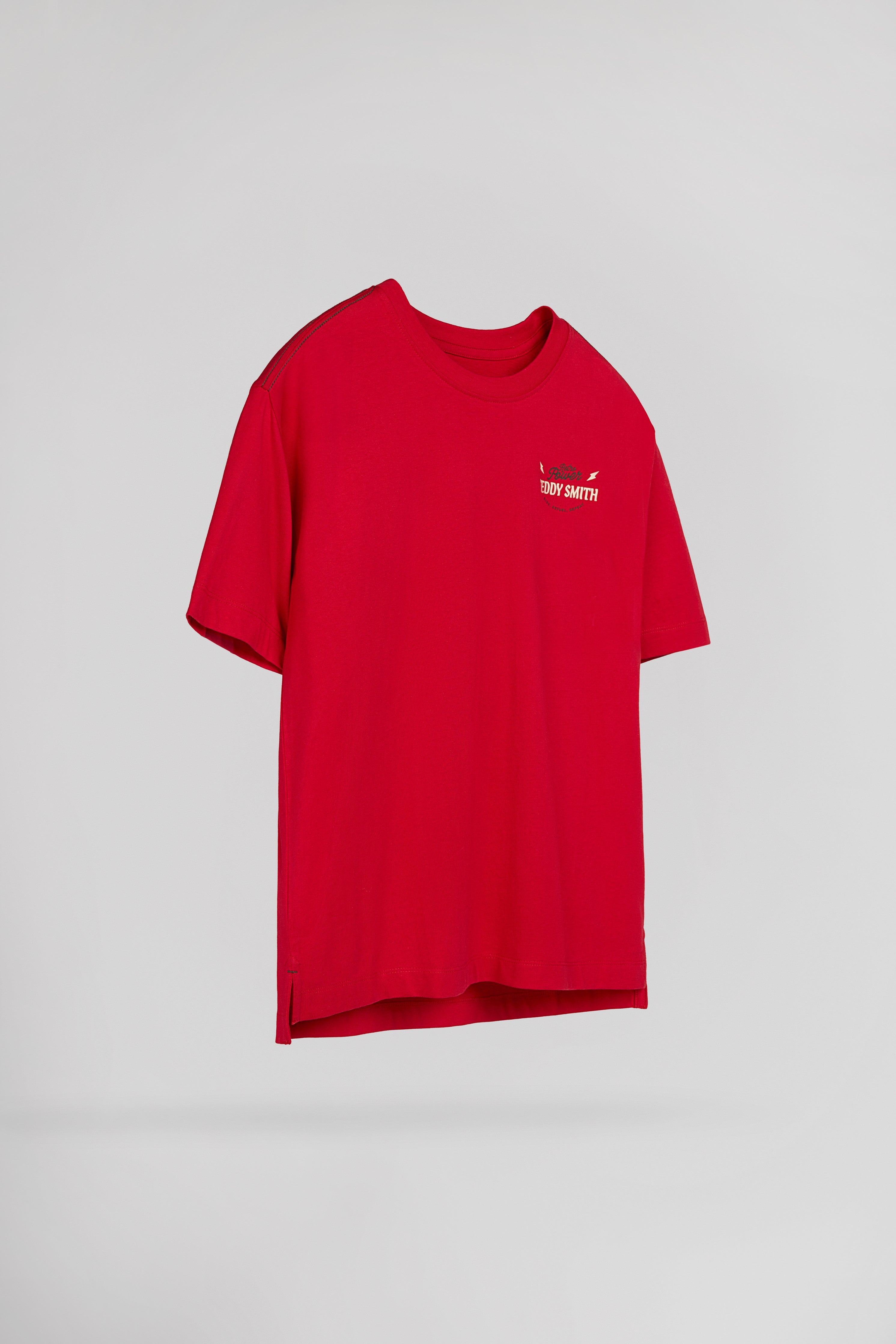Teddy Smith T-Asha MC JR t-shirt rouge vif coton