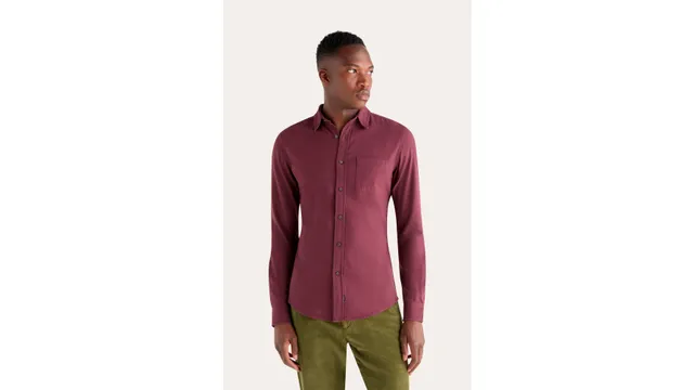 Dockers Icon Slim Fit chemise homme rouge