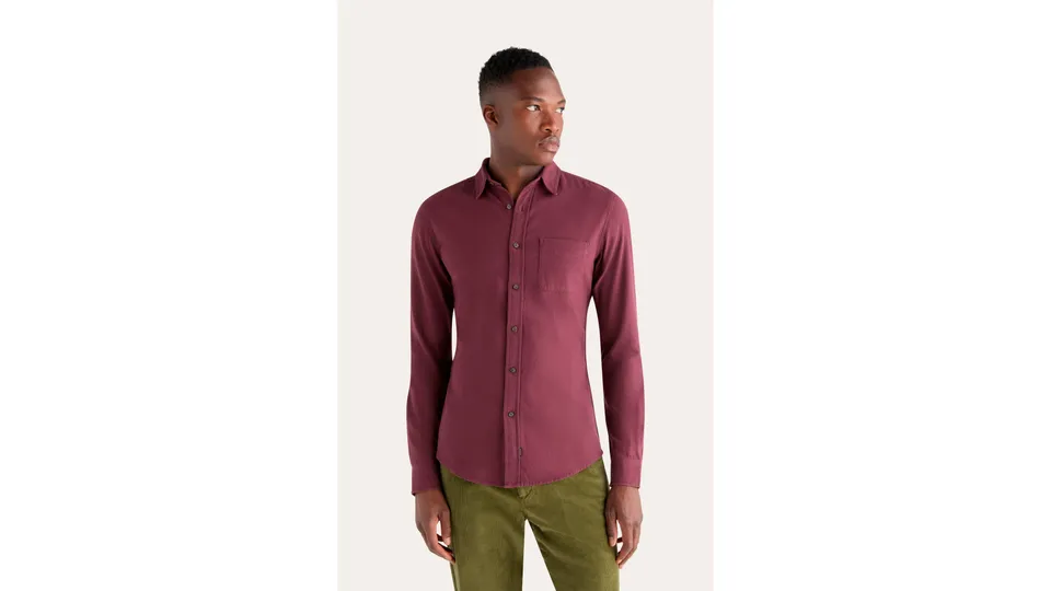 Dockers Icon Slim Fit chemise homme rouge