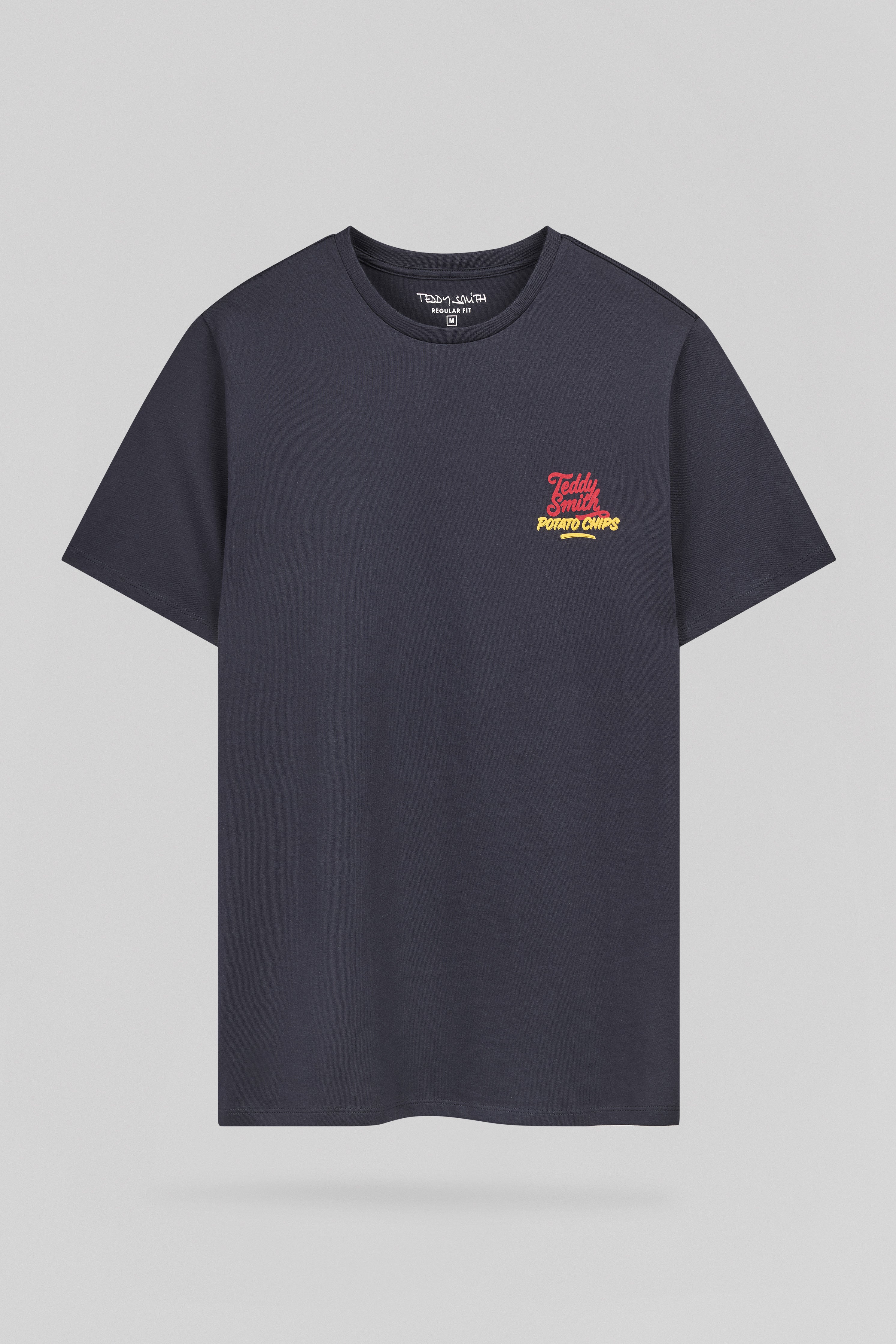 Teddy Smith T-Chips MC t-shirt imprimé bleu marine