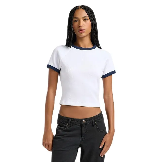 Lee Ringer Raglan Tee t-shirt femme indigo taille M