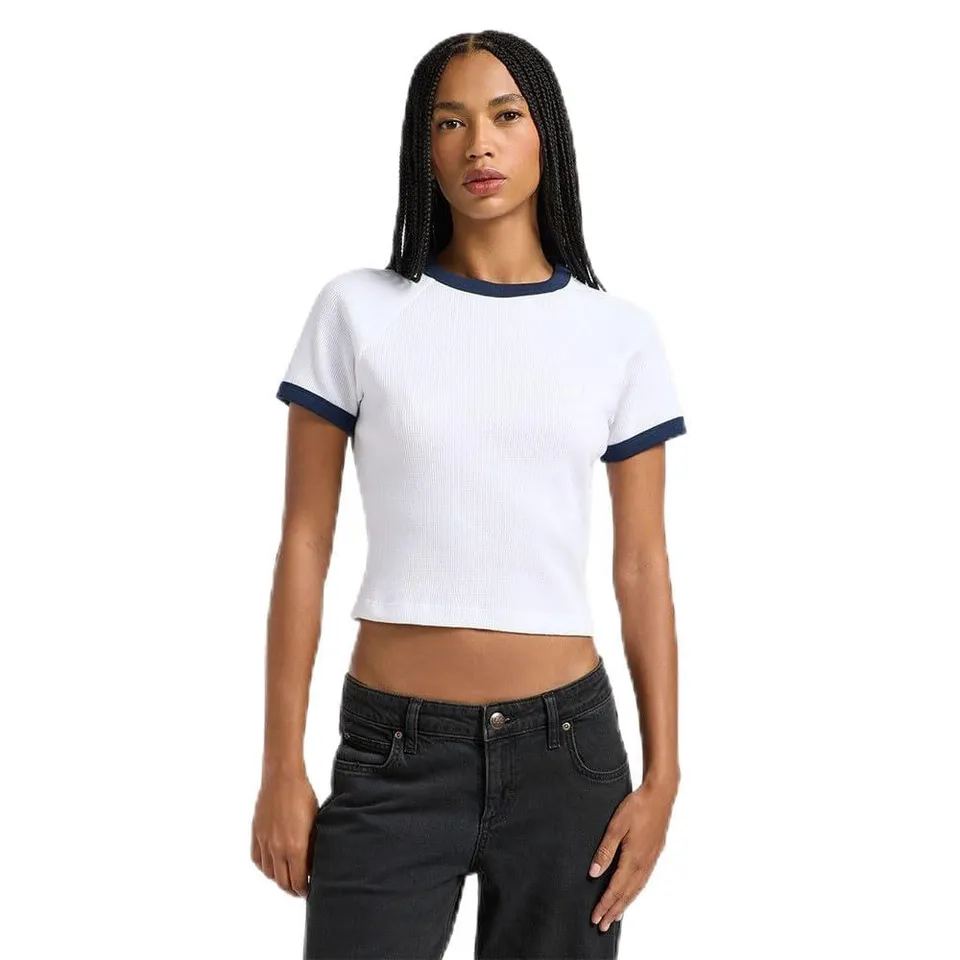 Lee Ringer Raglan Tee t-shirt femme indigo taille M