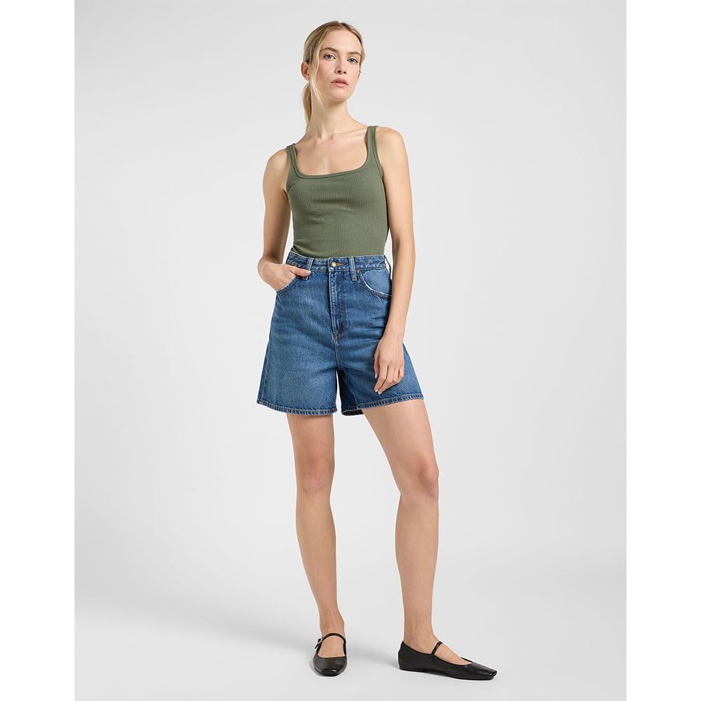 Lee Square Tank débardeur femme Olive Grove coupe slim