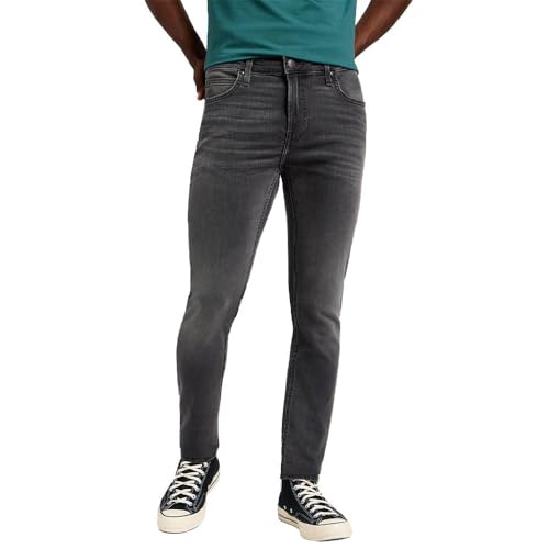 Lee Malone jean homme noir délavé 38/32 délavé