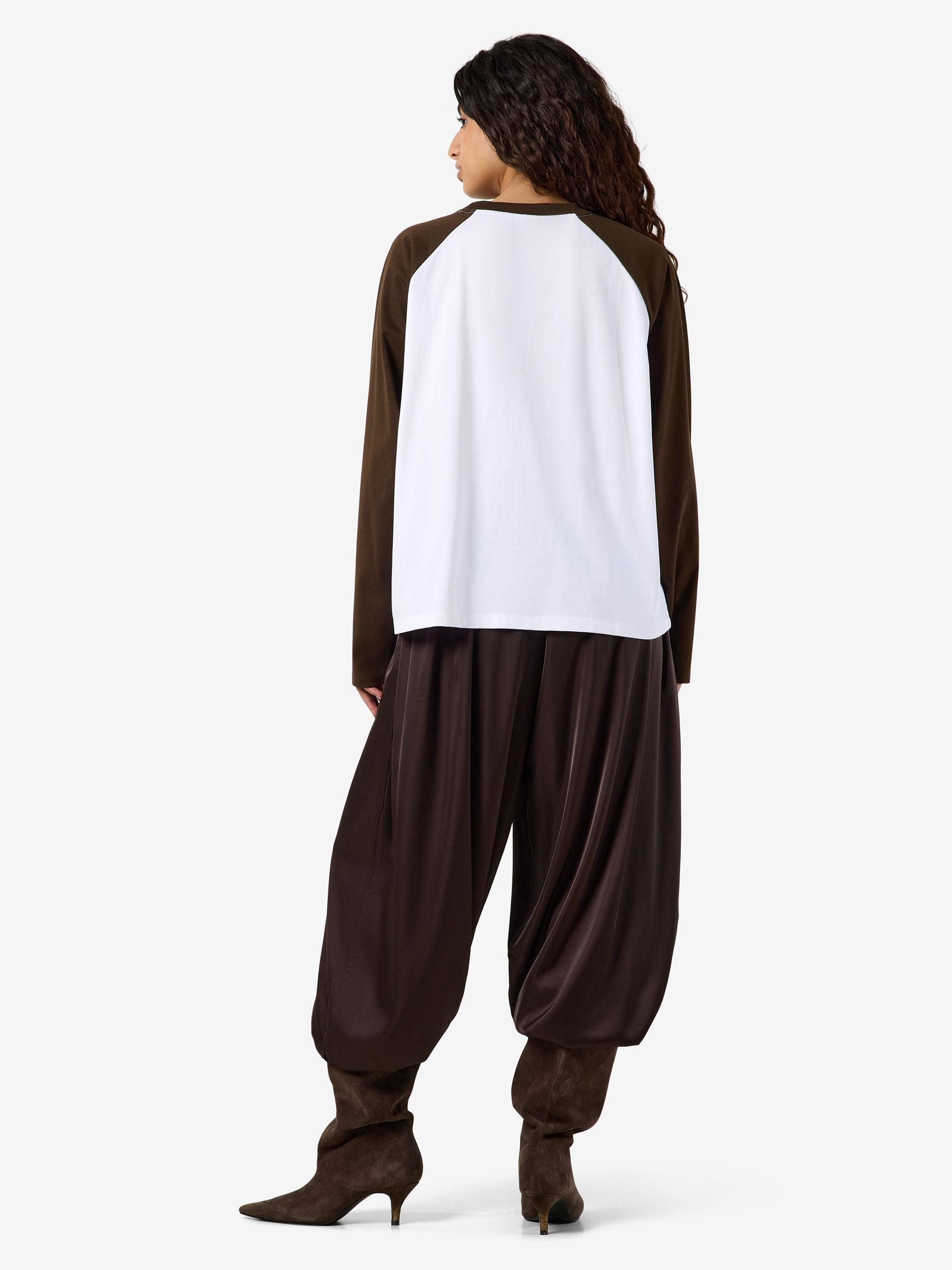 Noisy May Nmember top colourblock raglan