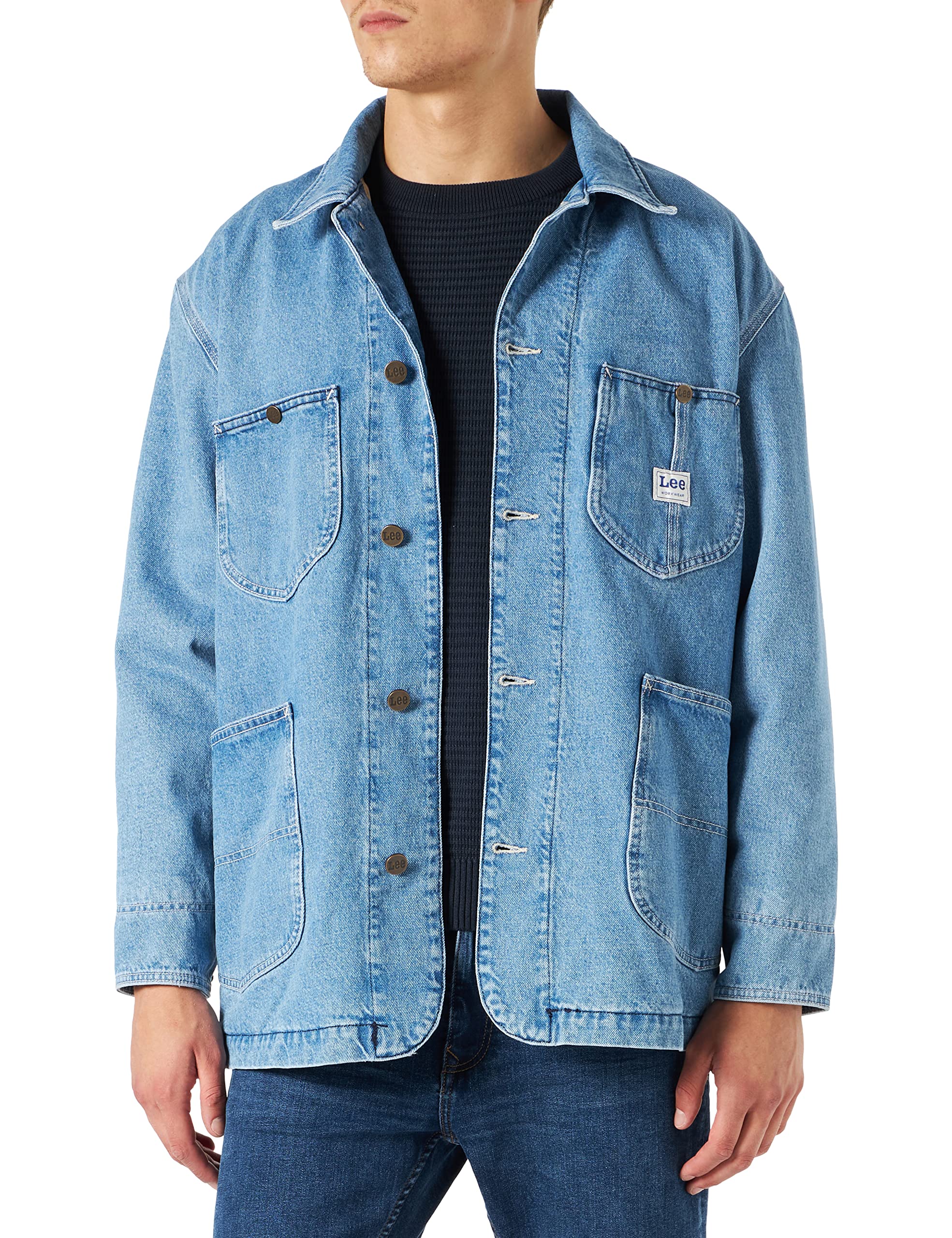 Lee Loose Loco veste denim homme bleu taille L