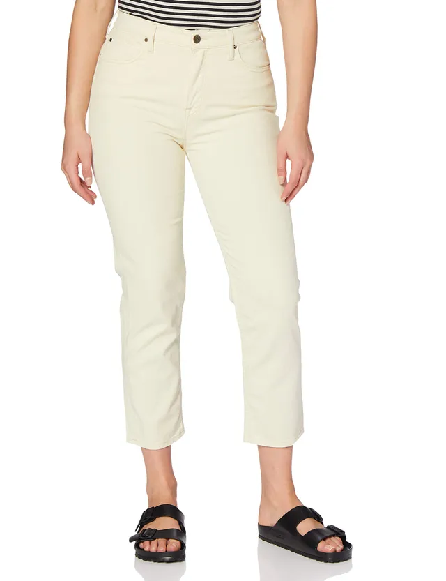 Lee Carol Ecru jean femme 26W 35L toile claire
