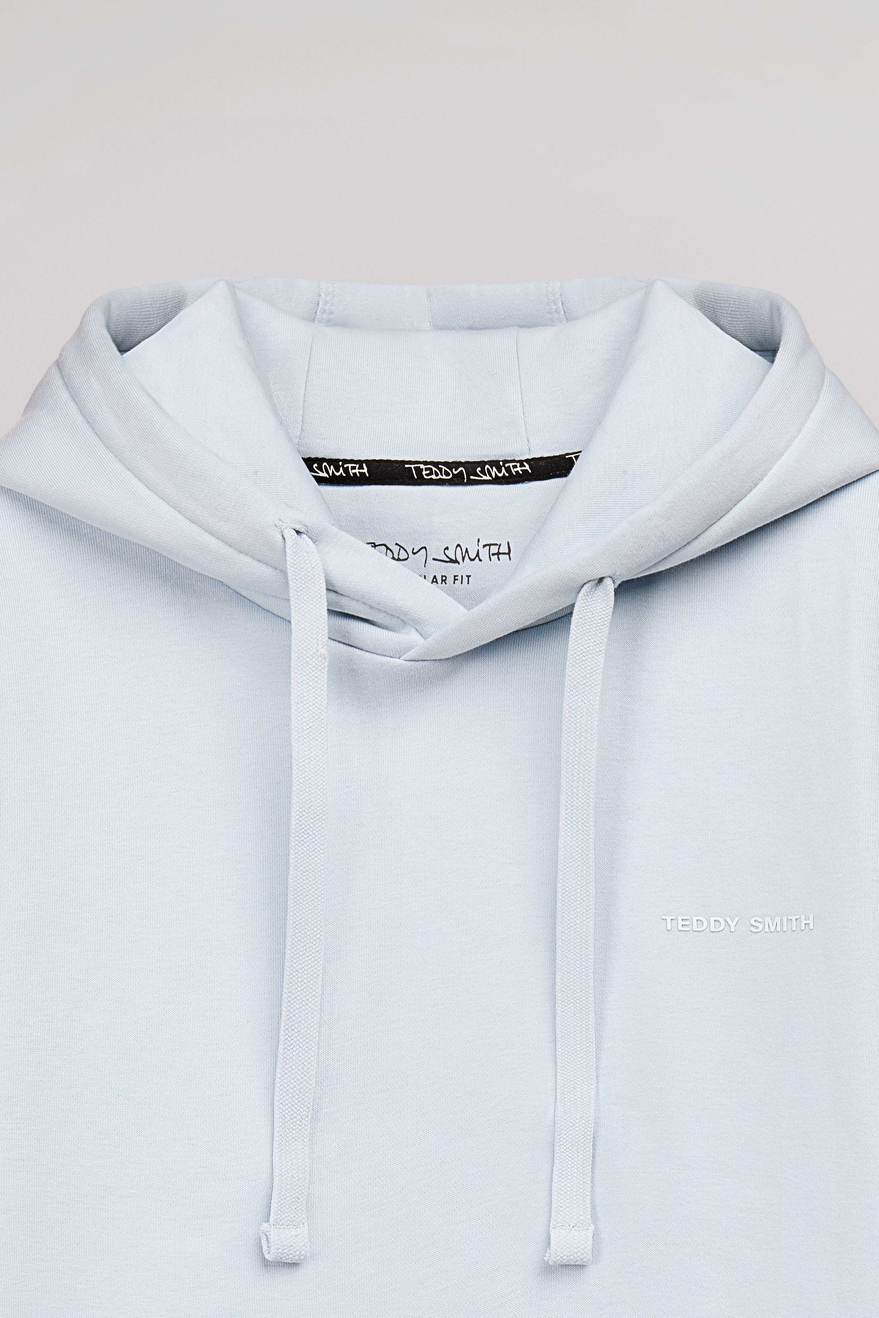 Teddy Smith S-Nark Hoody sweat capuche bleu pastel