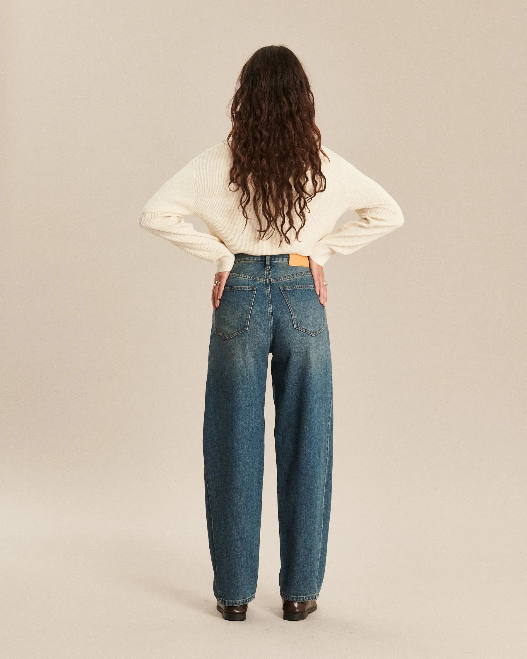 Labdip Osaka Shadow Indigo GB 50 jean barrel taille haute