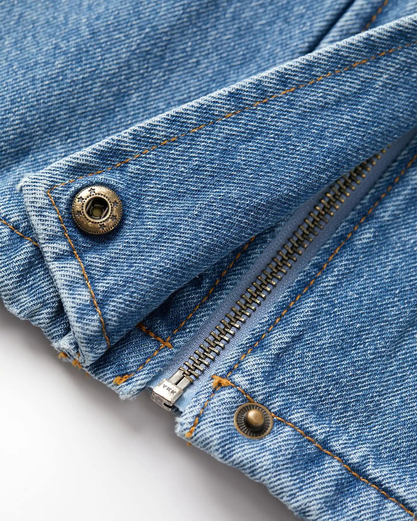 Labdip Baker veste en jean Stone Fade bomber courte