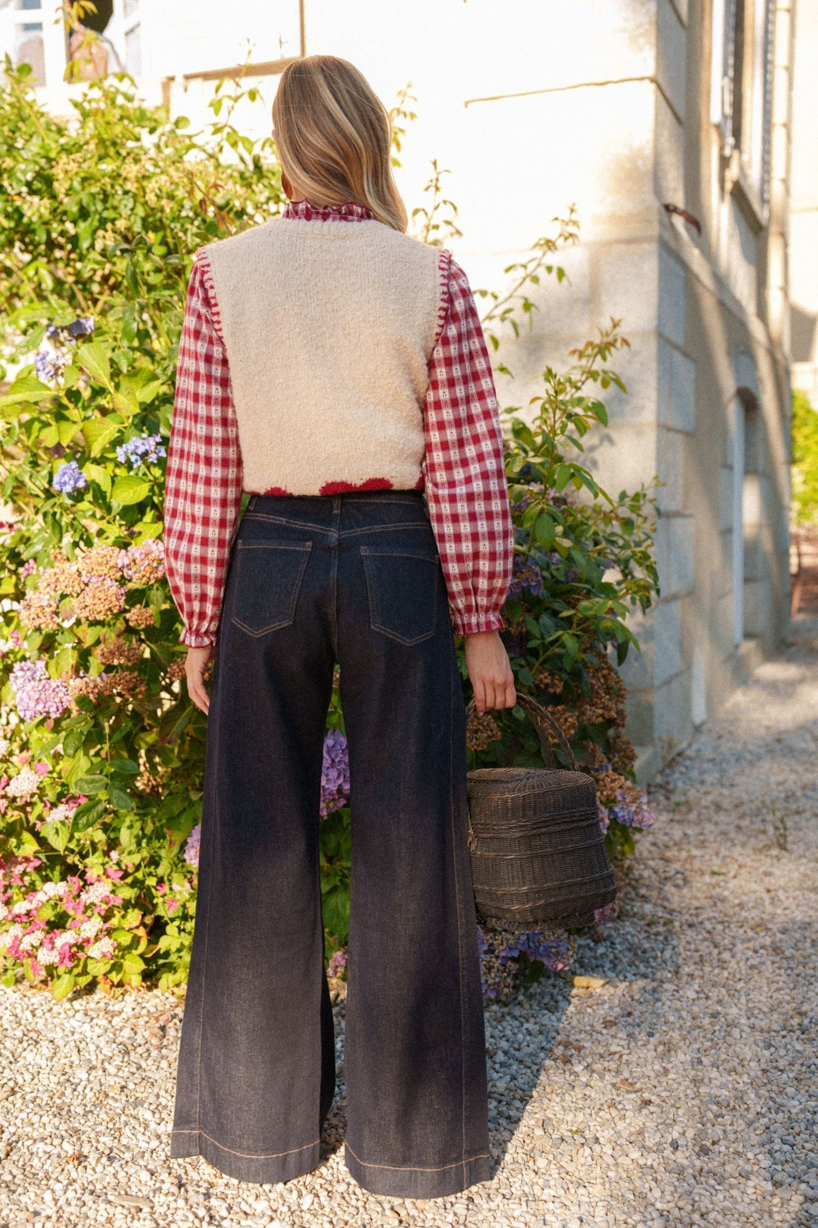 Maison Onado Axel jean wide leg brut workwear