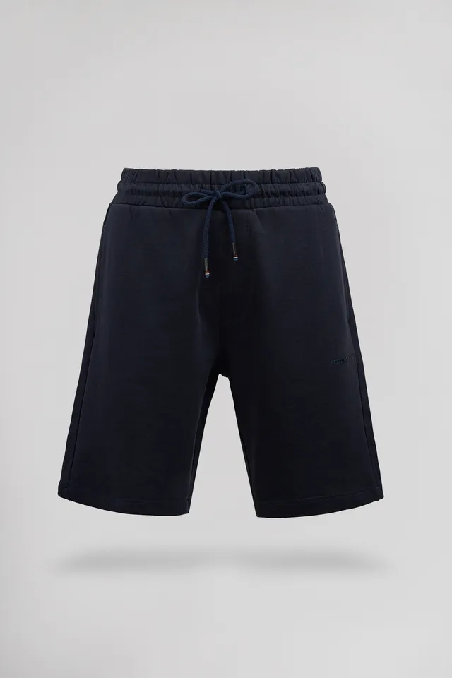 Teddy Smith S-Narky SH short Total Navy molleton cordon