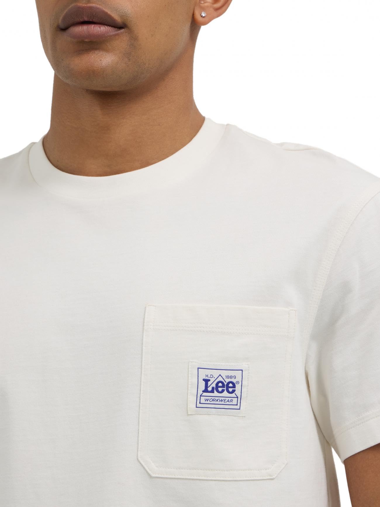 Lee Ww Pocket Tee t-shirt homme écru poche coton