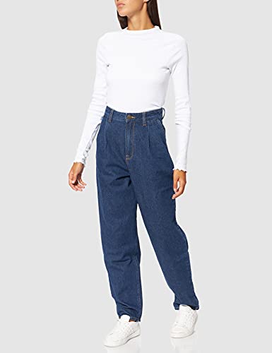 Lee Stella Taper jean boyfriend stone tapered plis
