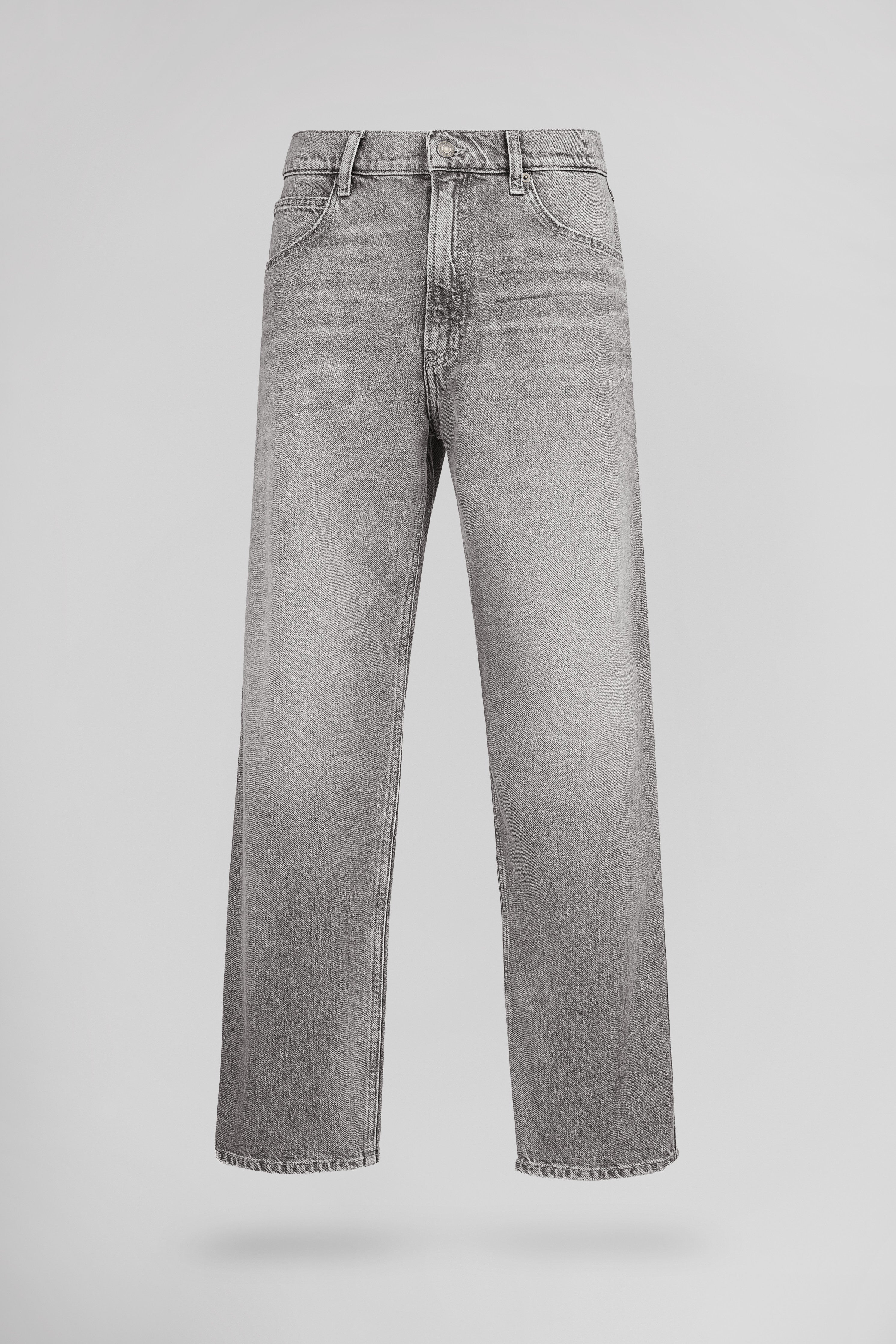 Teddy Smith Memphis Straight L32 jean relaxed gris clair