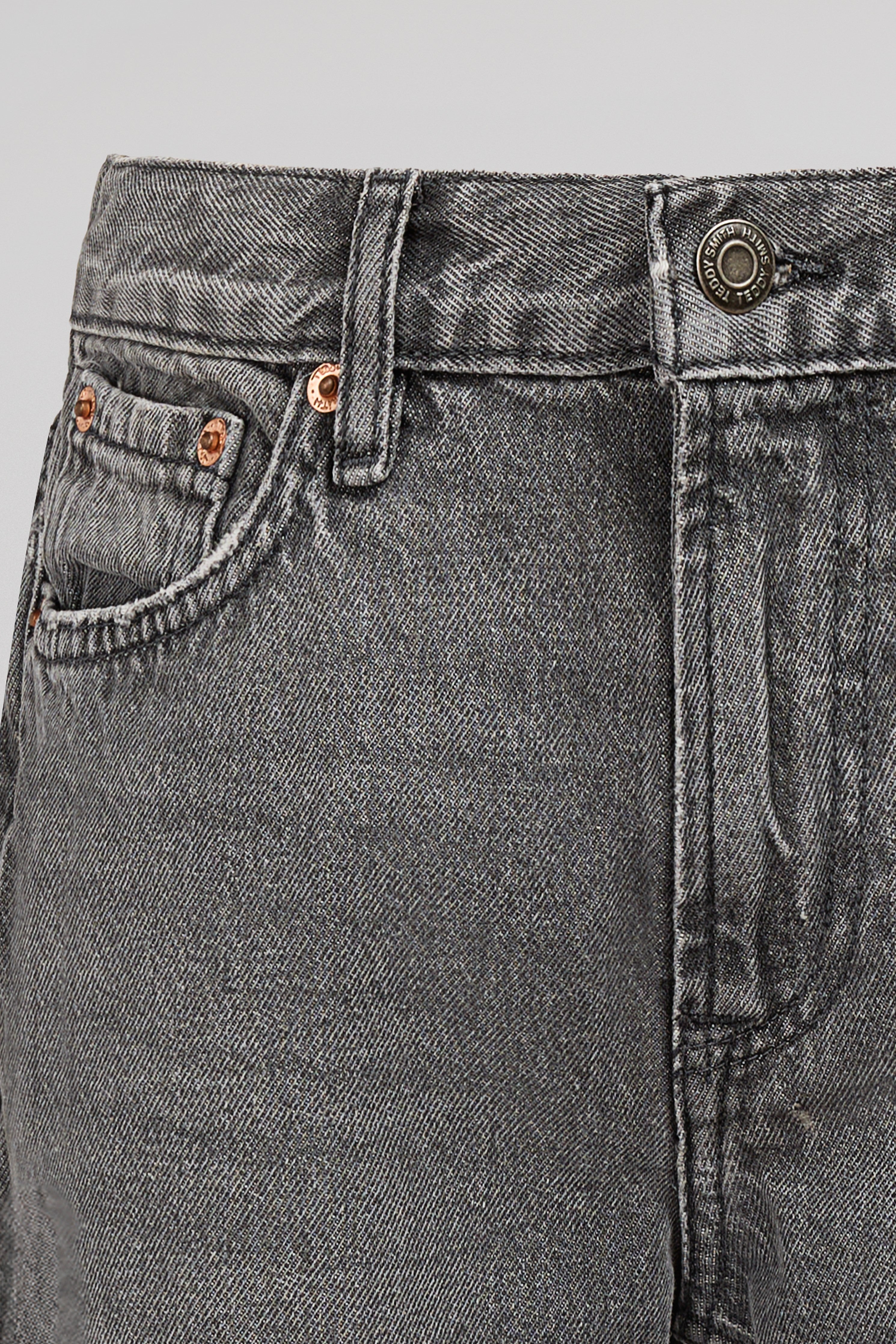 Teddy Smith Dad Pant JR Grey jean garçon gris coupe droite