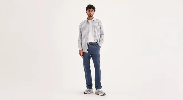 Dockers Alpha chino homme slim bleu stretch