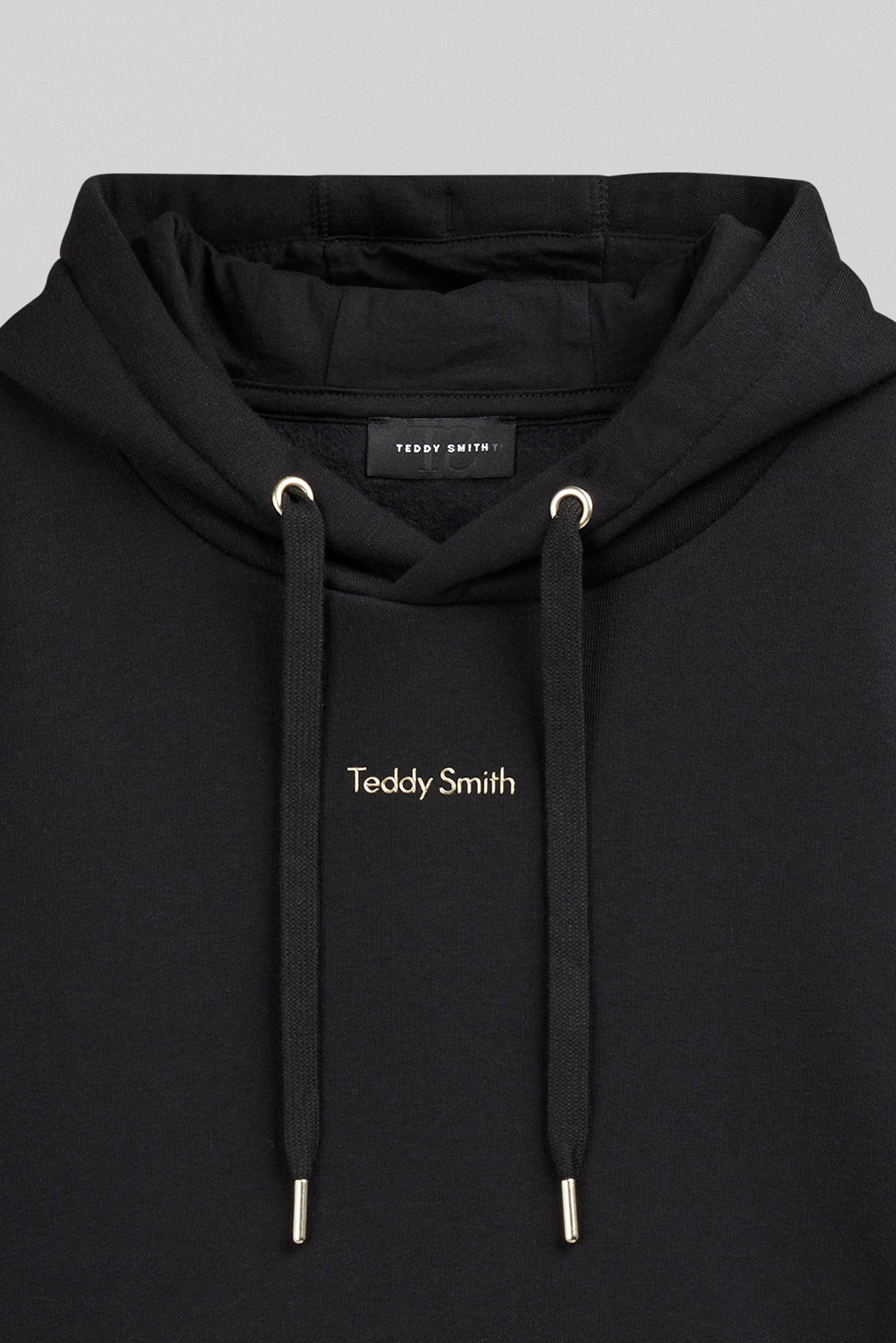 Teddy Smith S-Solene Hoody sweat capuche noir femme coton