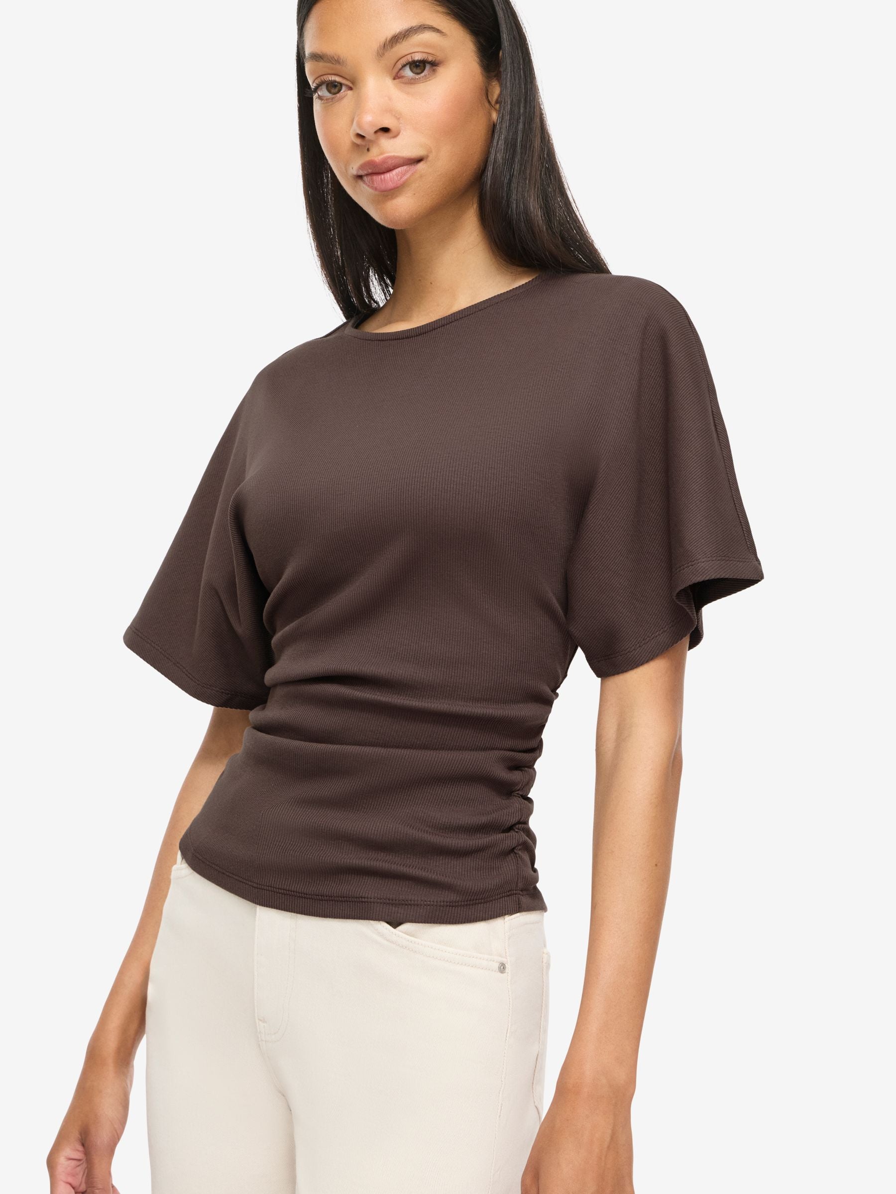 Noisy May Abbi NMABBI t-shirt coton bio manches courtes