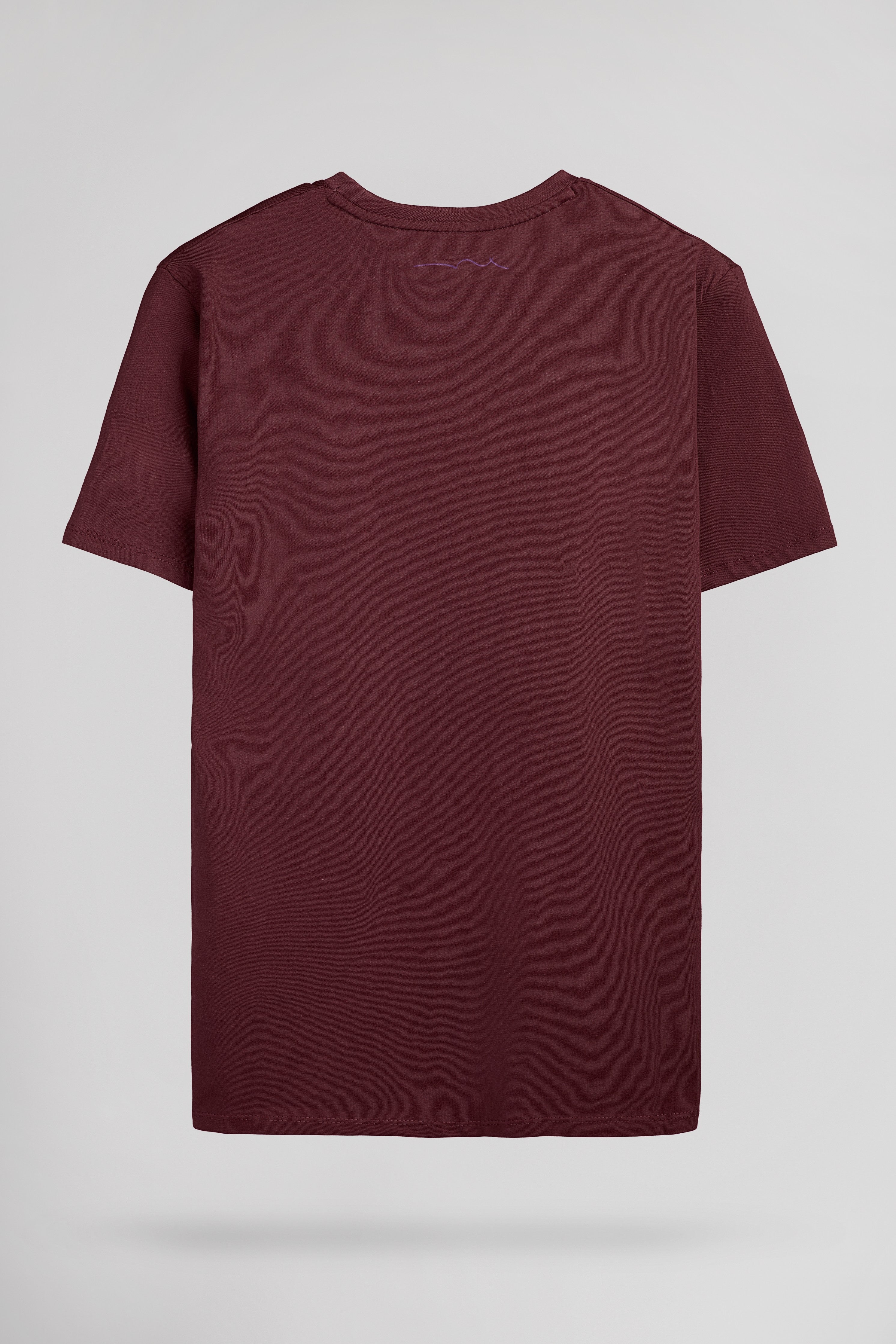 Teddy Smith The Tee 1 MC t-shirt bordeaux coton