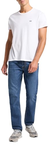 Lee Daren Zip Fly jean homme droit Indigo Sight taille basse