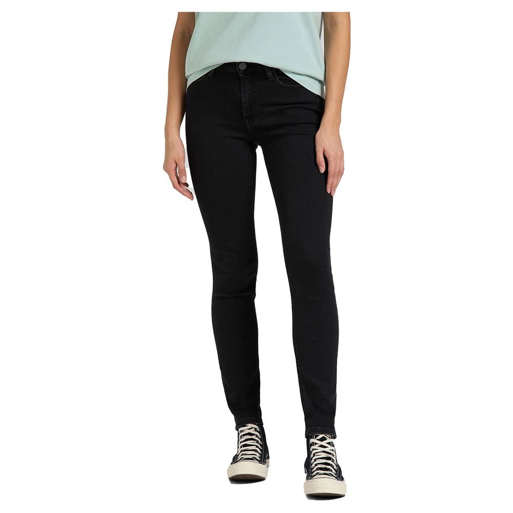 Lee Foreverfit jean skinny femme taille haute noir