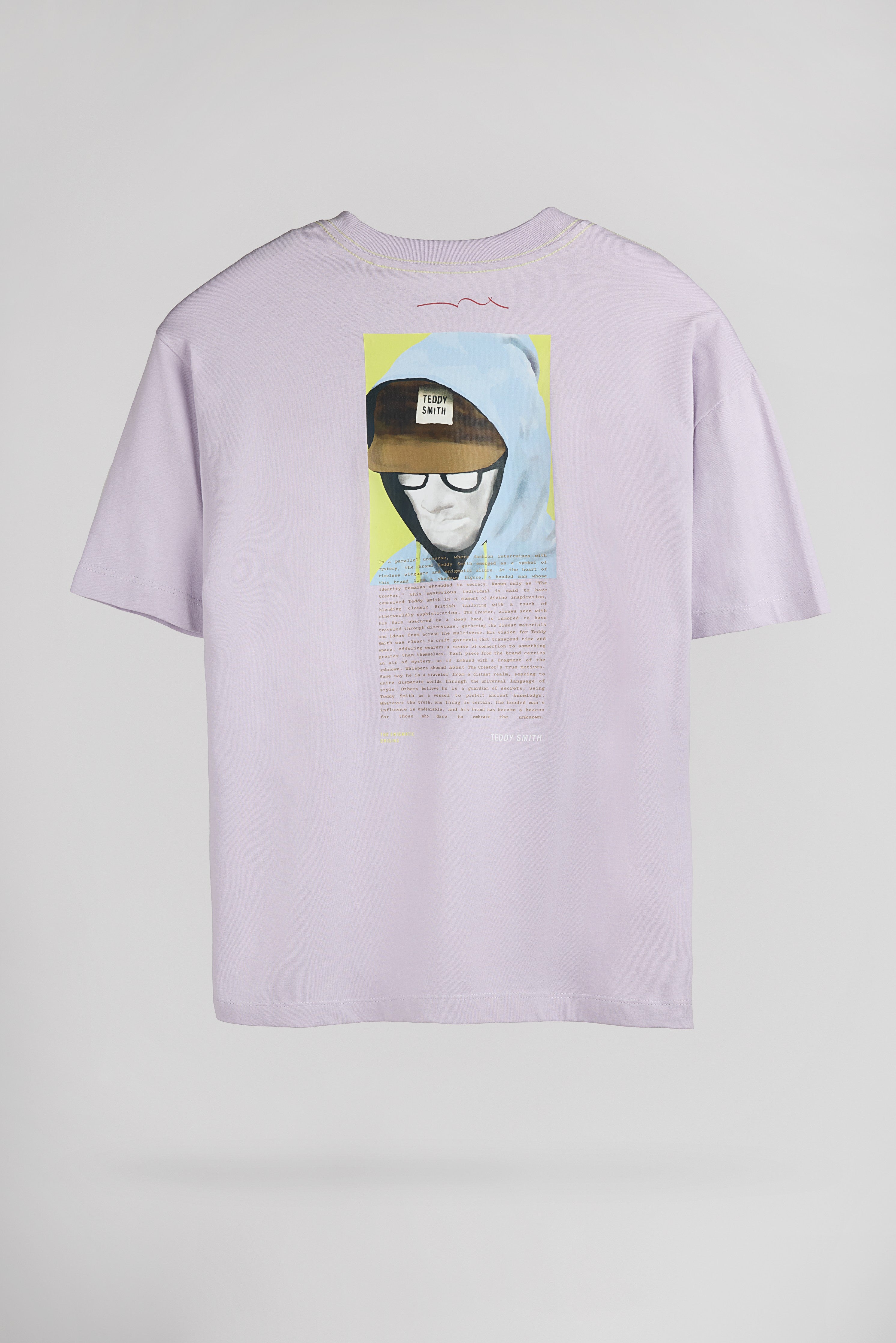 Teddy Smith T-Diego MC JR t-shirt lavande garcon coton