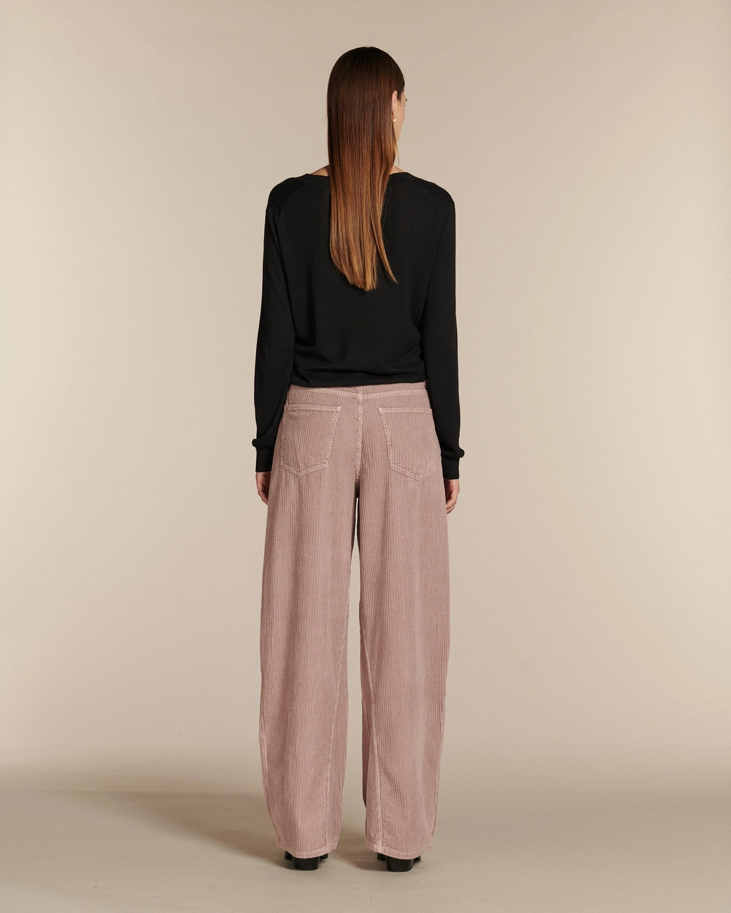 Labdip Orson pantalon barrel wisteria velours