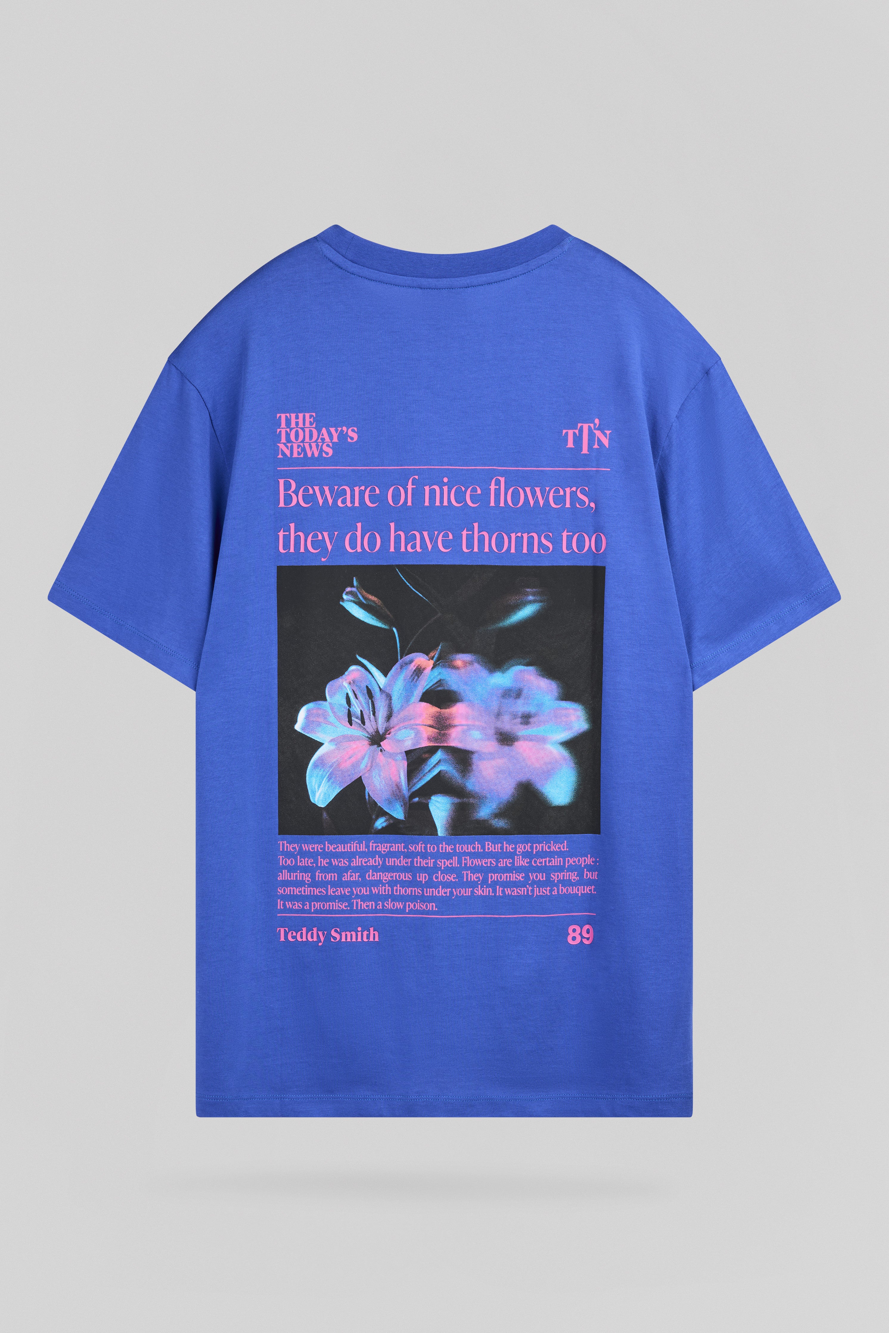 Teddy Smith T-Beware MC t-shirt homme bleu pep's ample