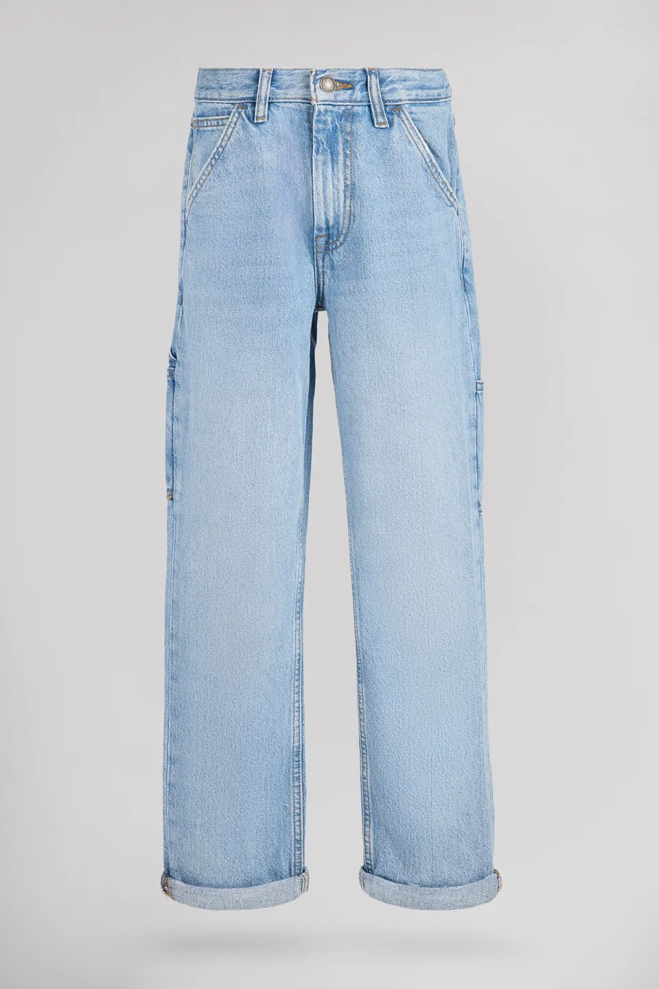 Teddy Smith Carpenter Jr jean droit indigo clair garçon coton