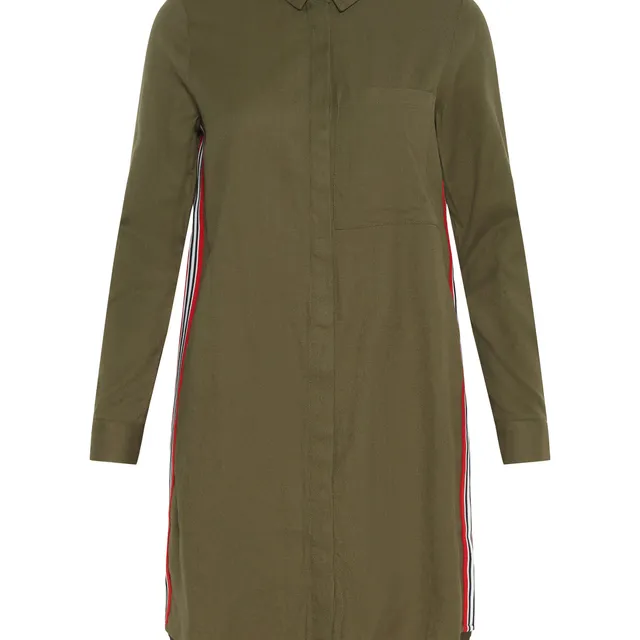 Noisy May Vestito robe chemise rayures manches longues