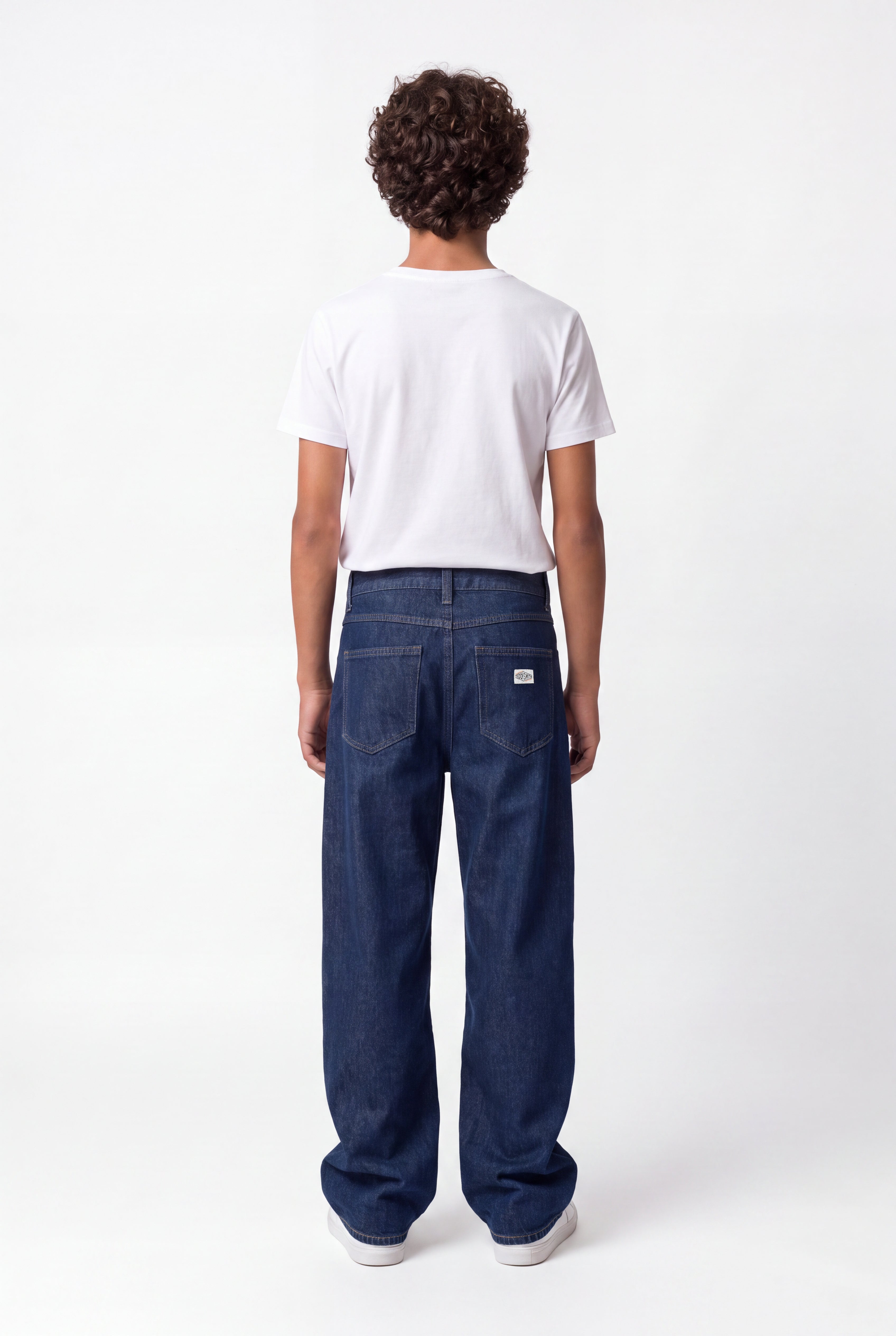 Teddy Smith Memphis Straigh jean dark blue garçon coton