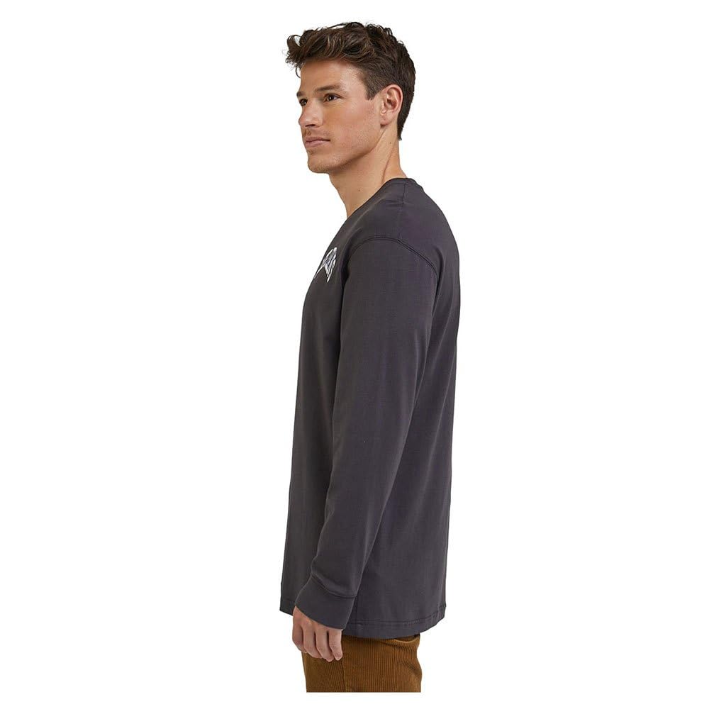 Lee Varsity Tee T-Shirt Homme Bleu Manches Longues