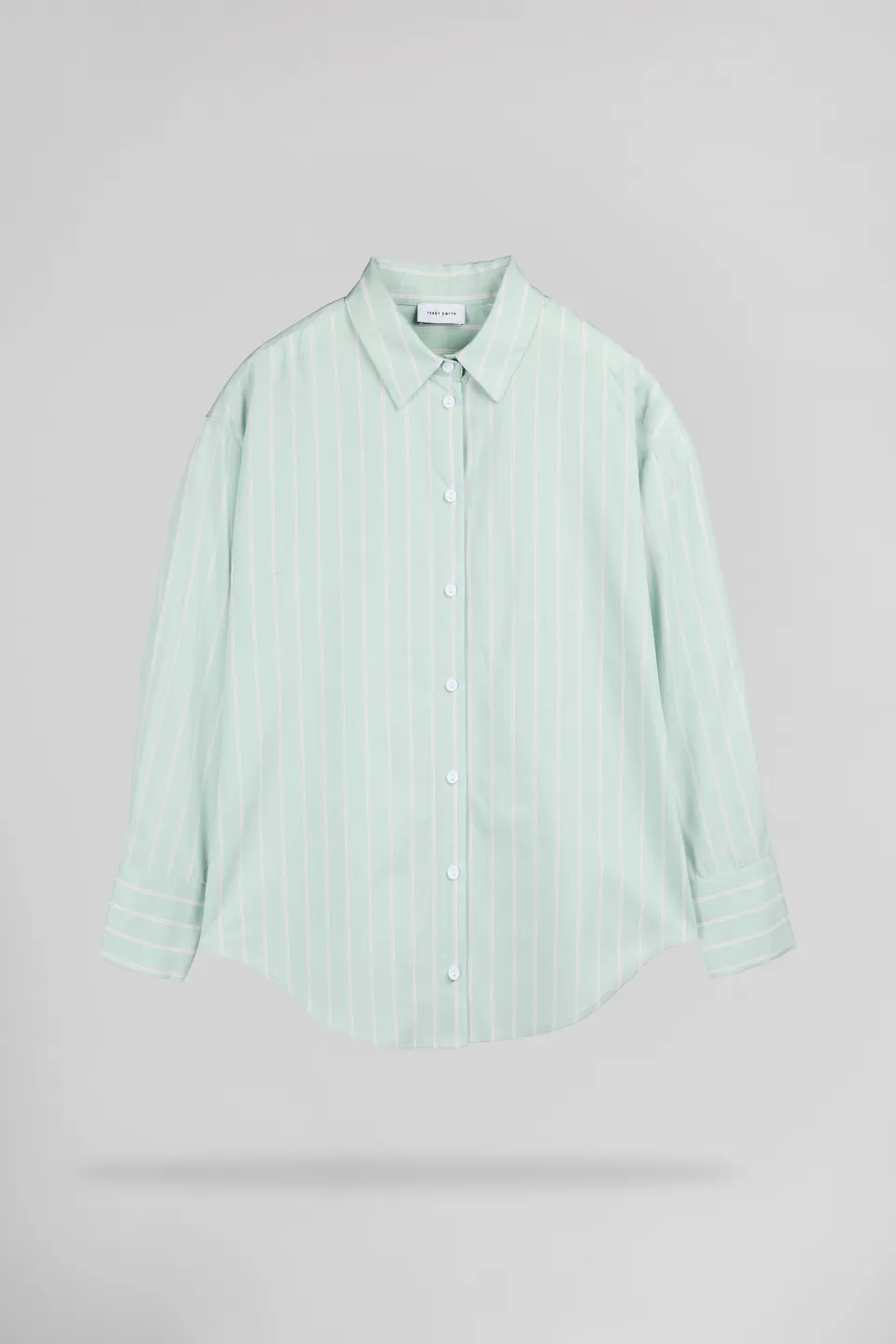 Teddy Smith C-Charlina chemise femme stone mint rayée