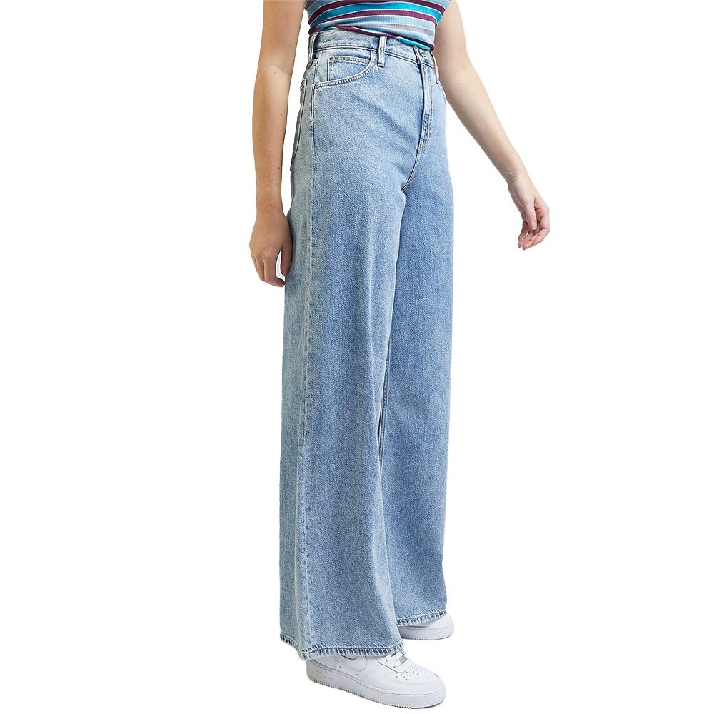 Lee Drew jean femme 25W/33L bleu givré taille haute