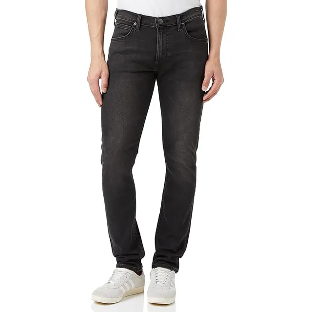 Lee Luke jean droit homme Moto Grey 29W/34L