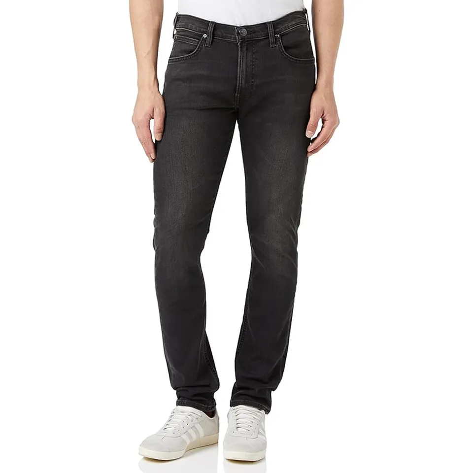 Lee Luke jean droit homme Moto Grey 29W/34L