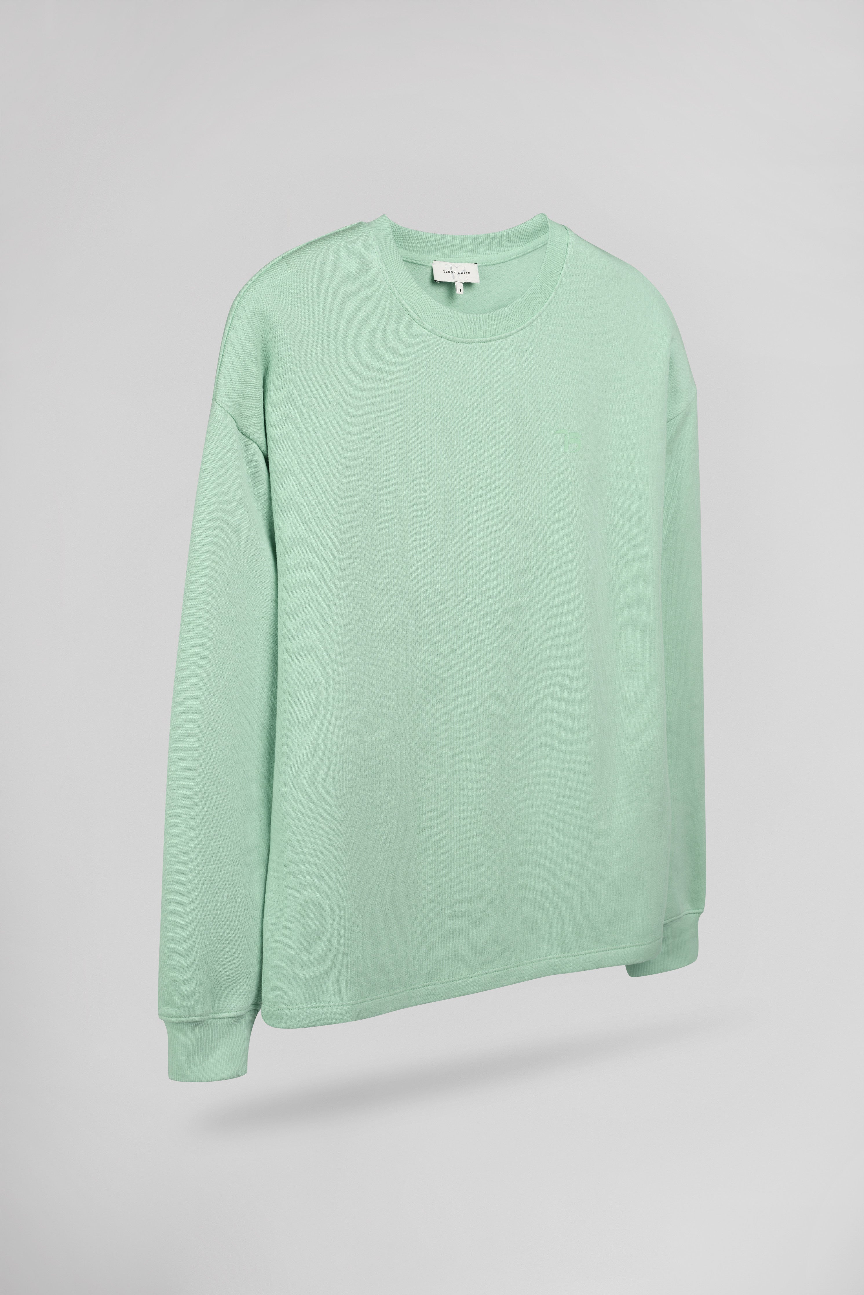 Teddy Smith S-Lucile sweat femme vert menthe molleton