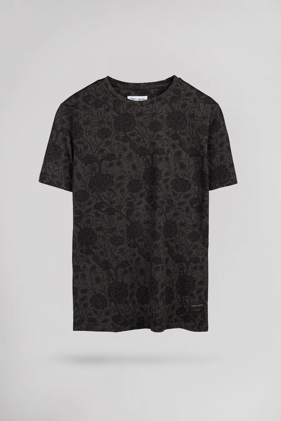 Teddy Smith T-Areski MC T-shirt homme noir mélangé